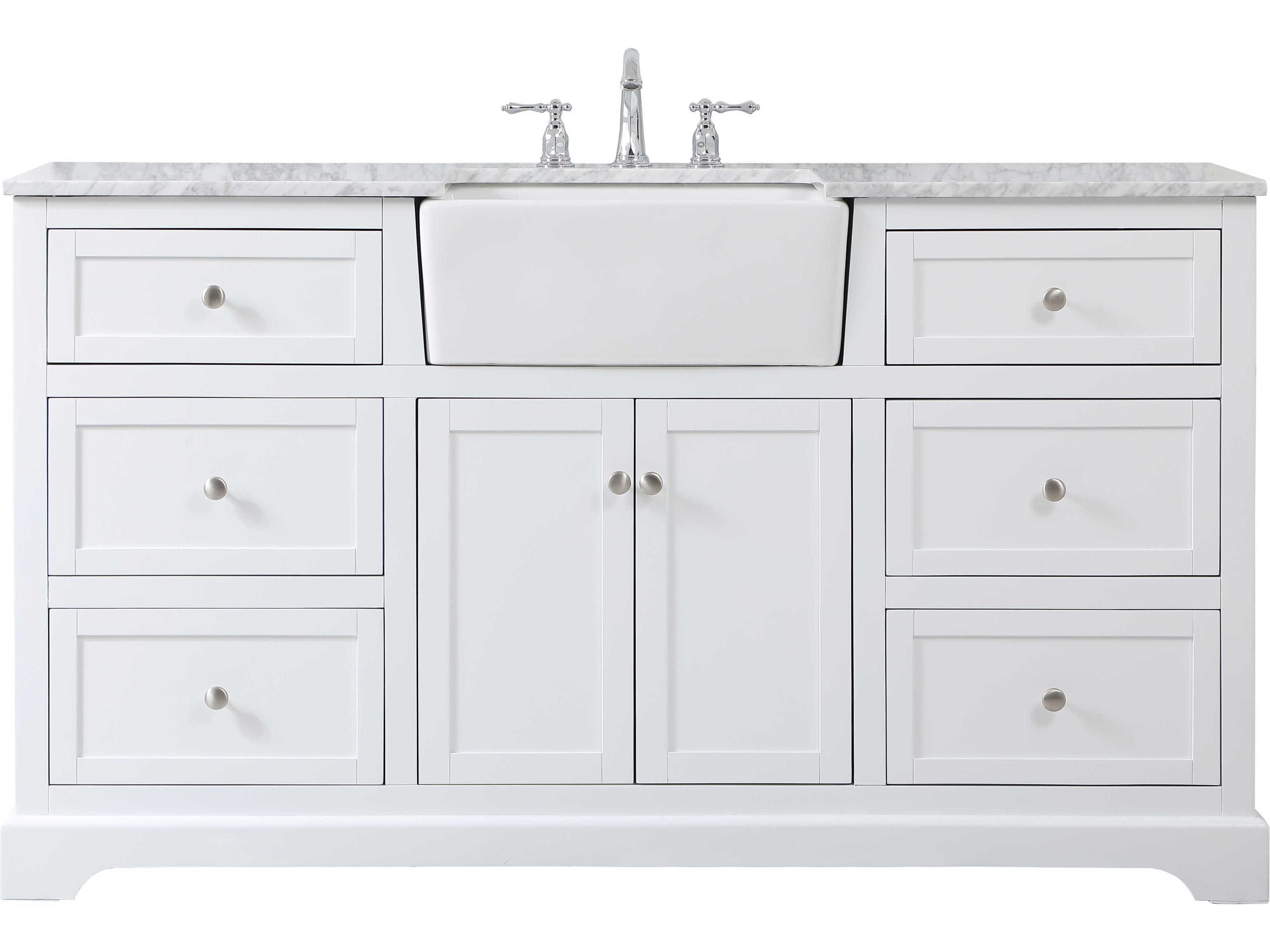 Franklin White 60" Vanity