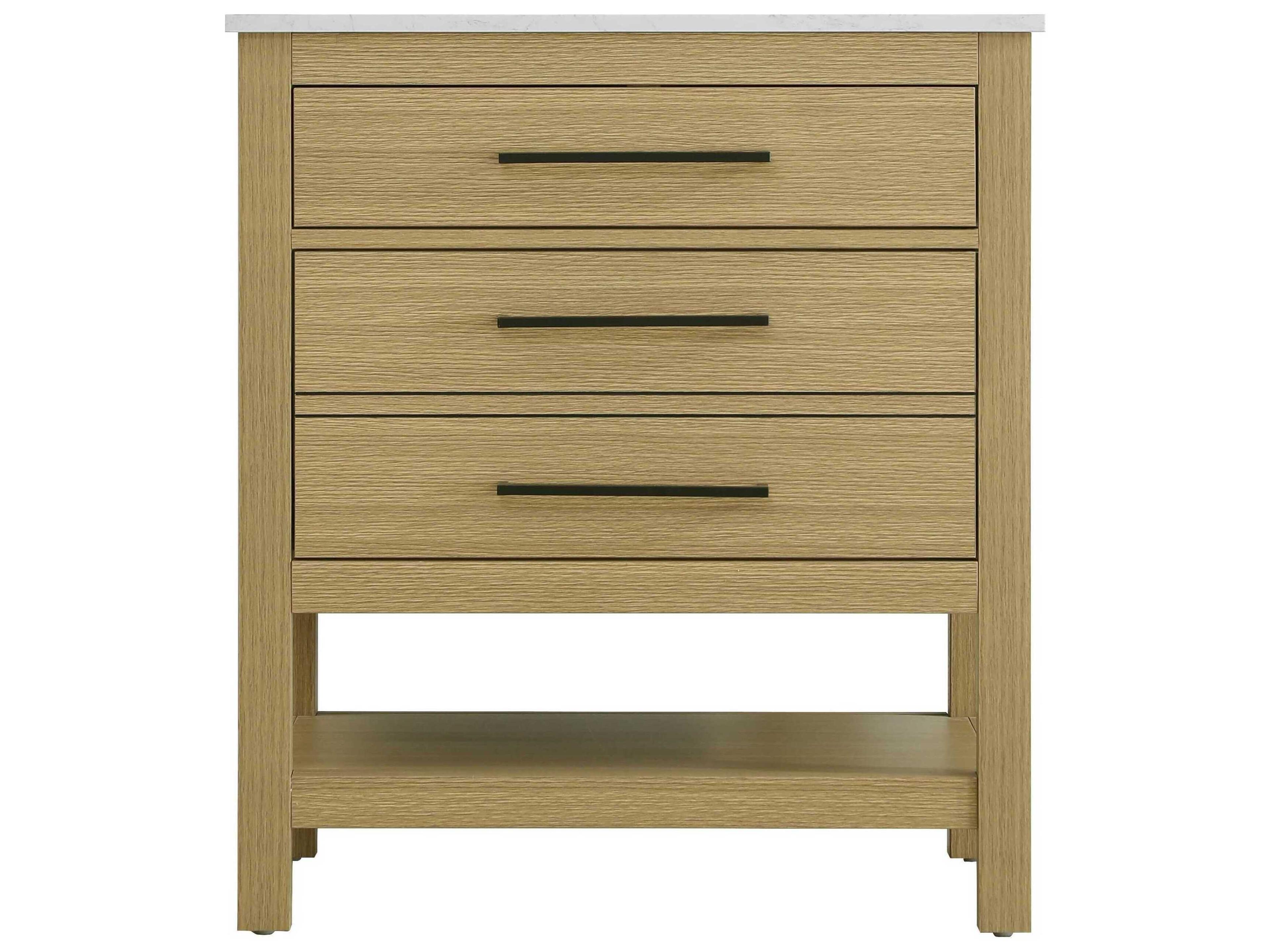 Elegant Lighting Karson Honey Brown Vanity