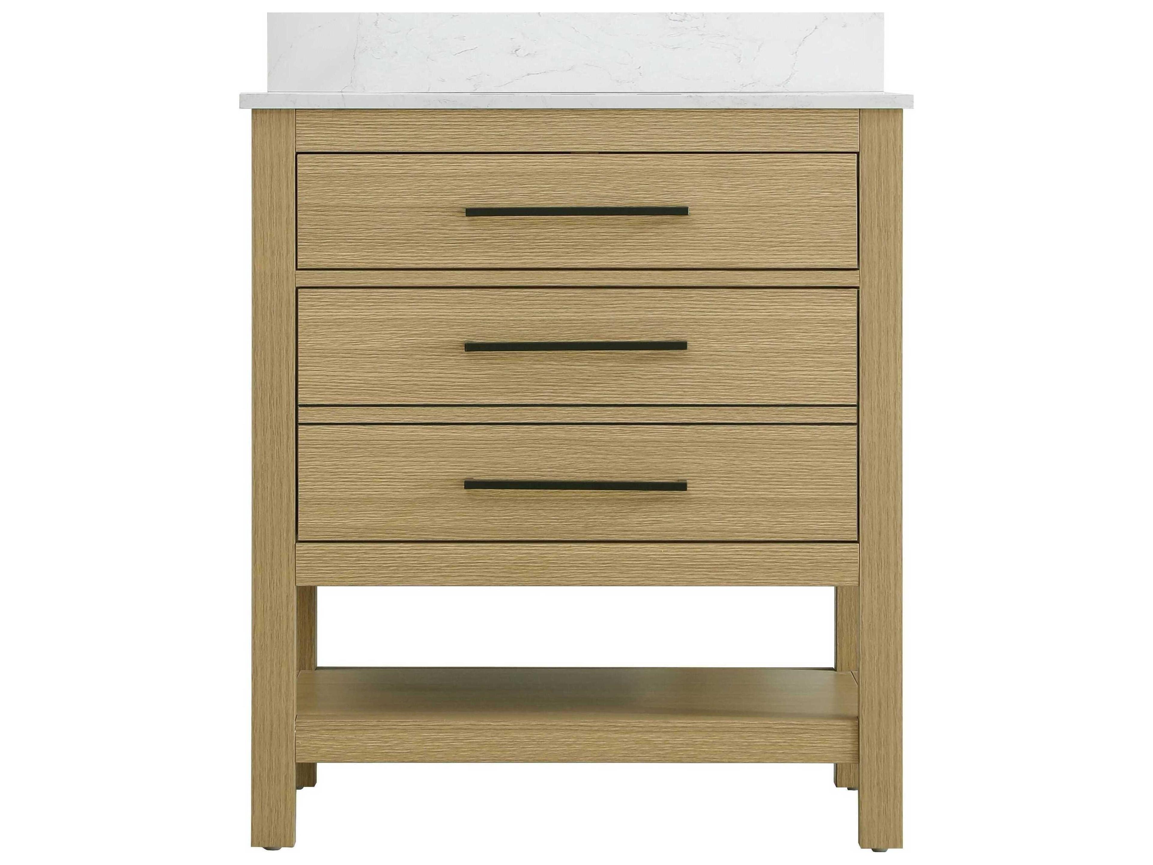 Elegant Lighting Karson Honey Brown Vanity