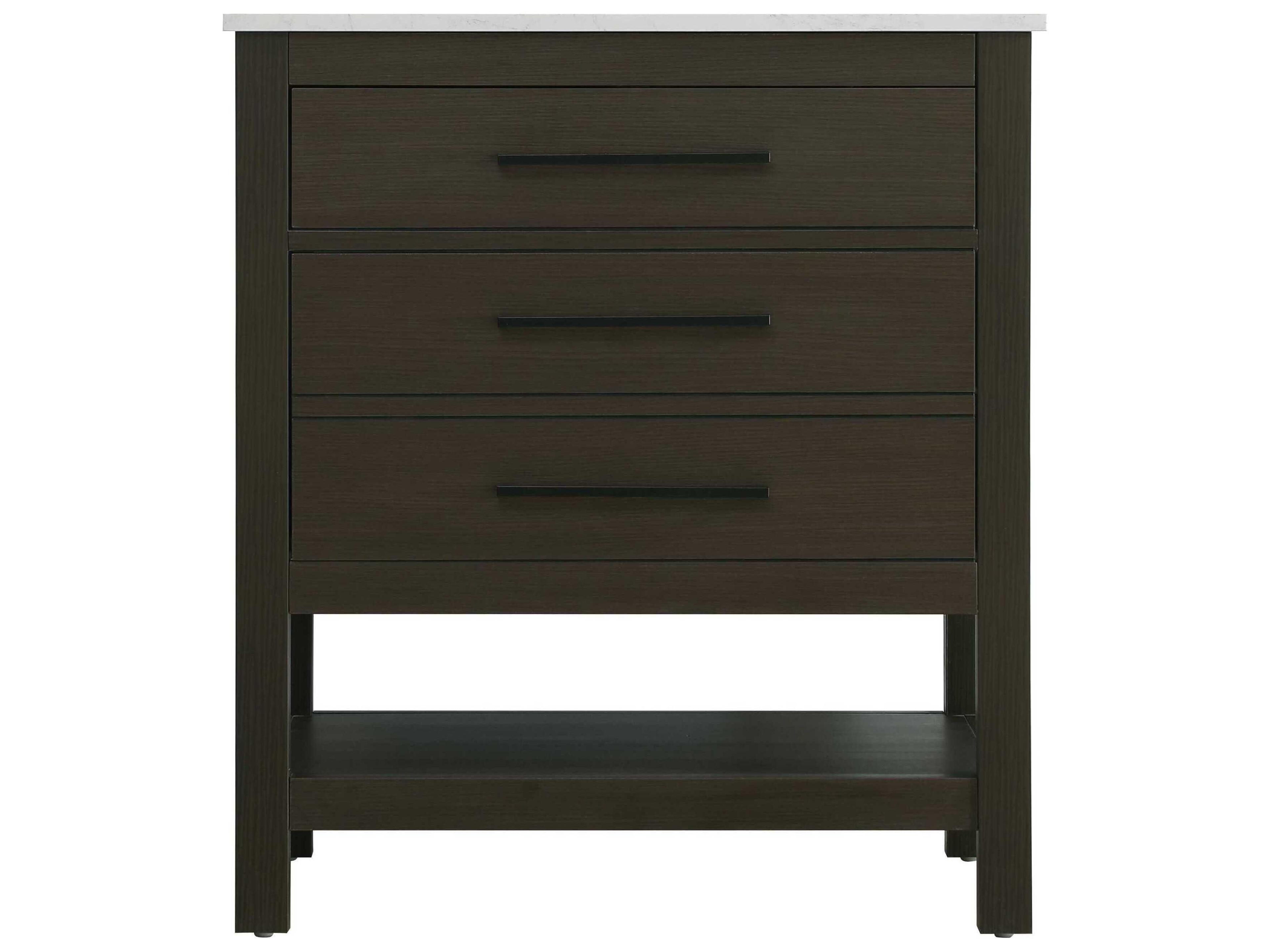 Elegant Lighting Karson Mocha Brown Vanity