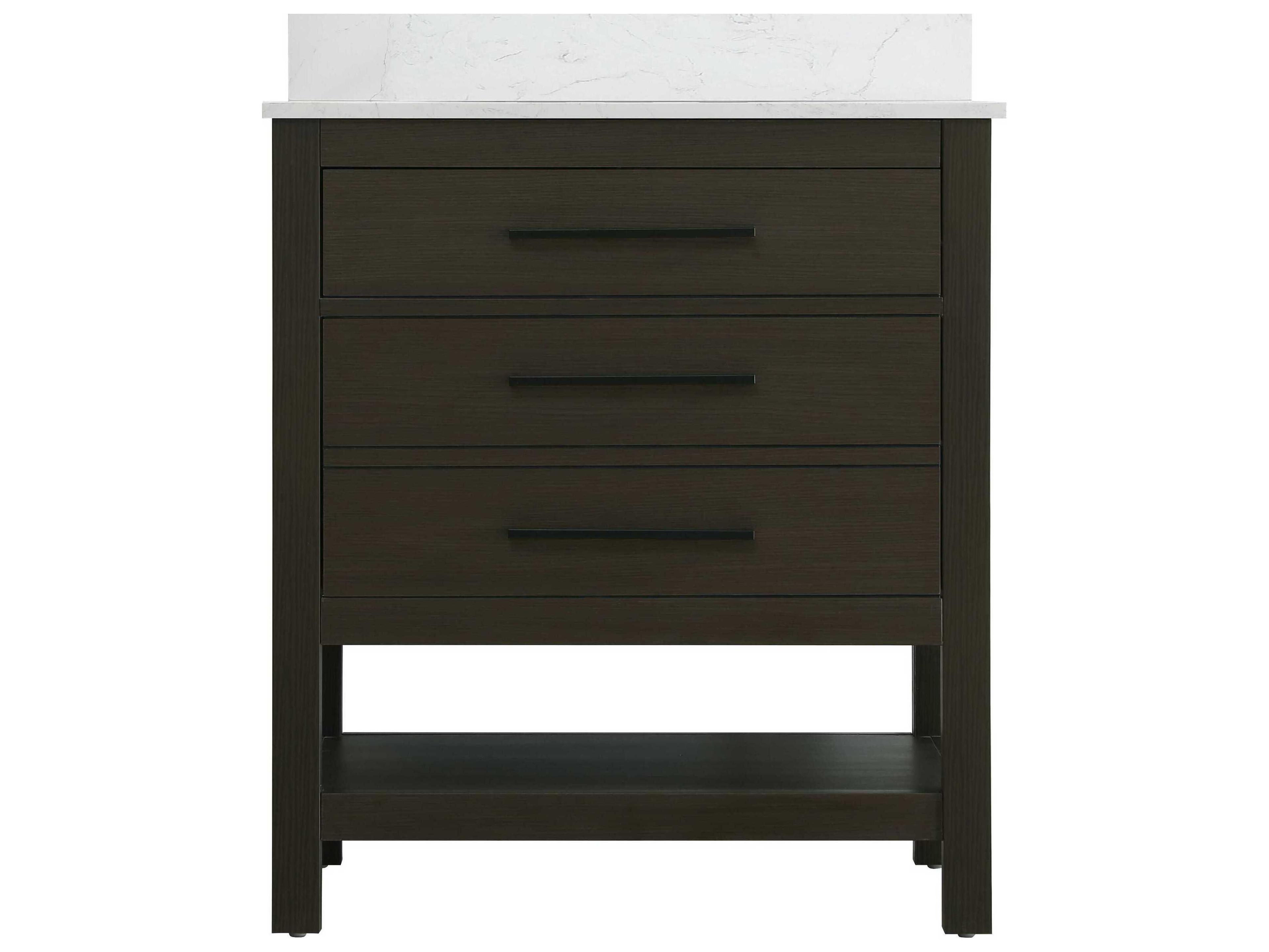 Elegant Lighting Karson Mocha Brown Vanity