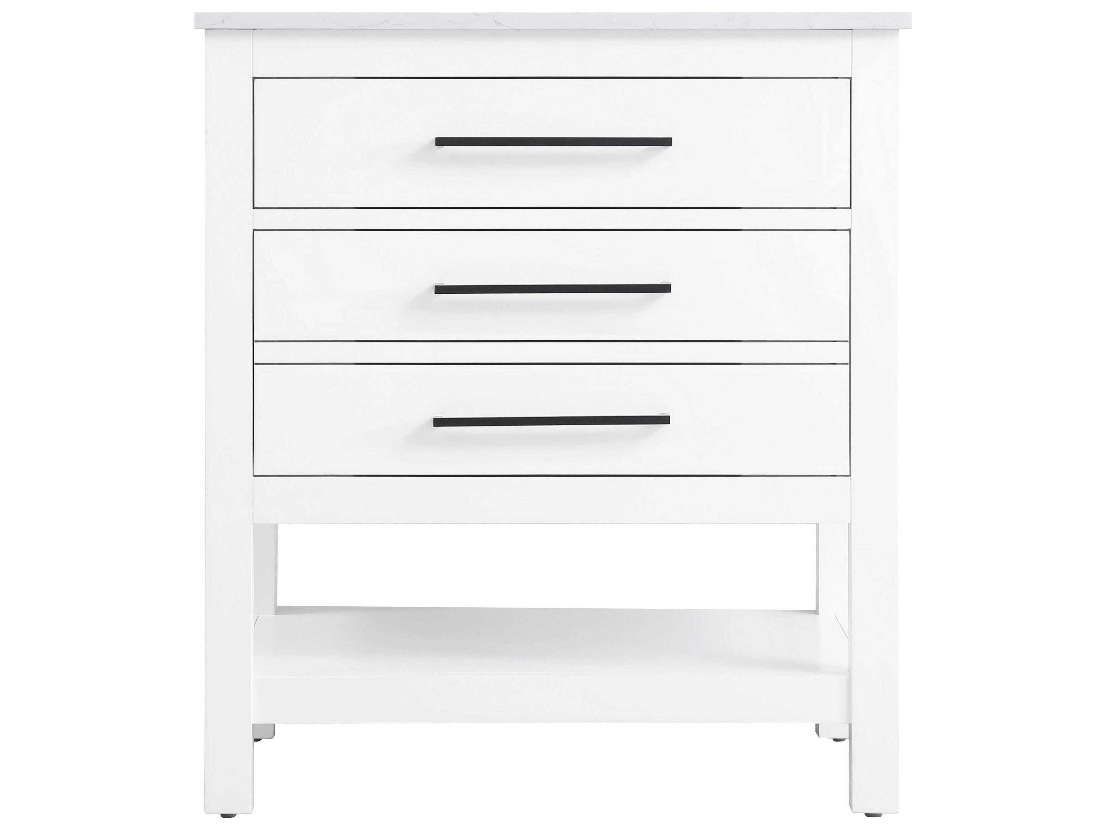 Elegant Lighting Karson White Vanity