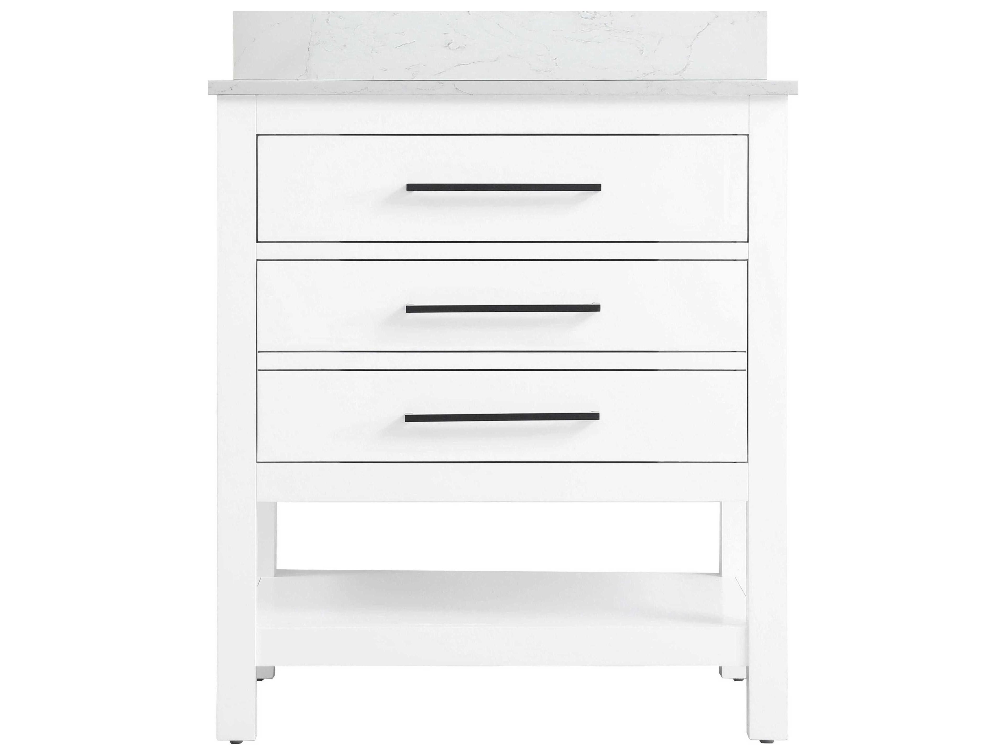 Elegant Lighting Karson White Vanity