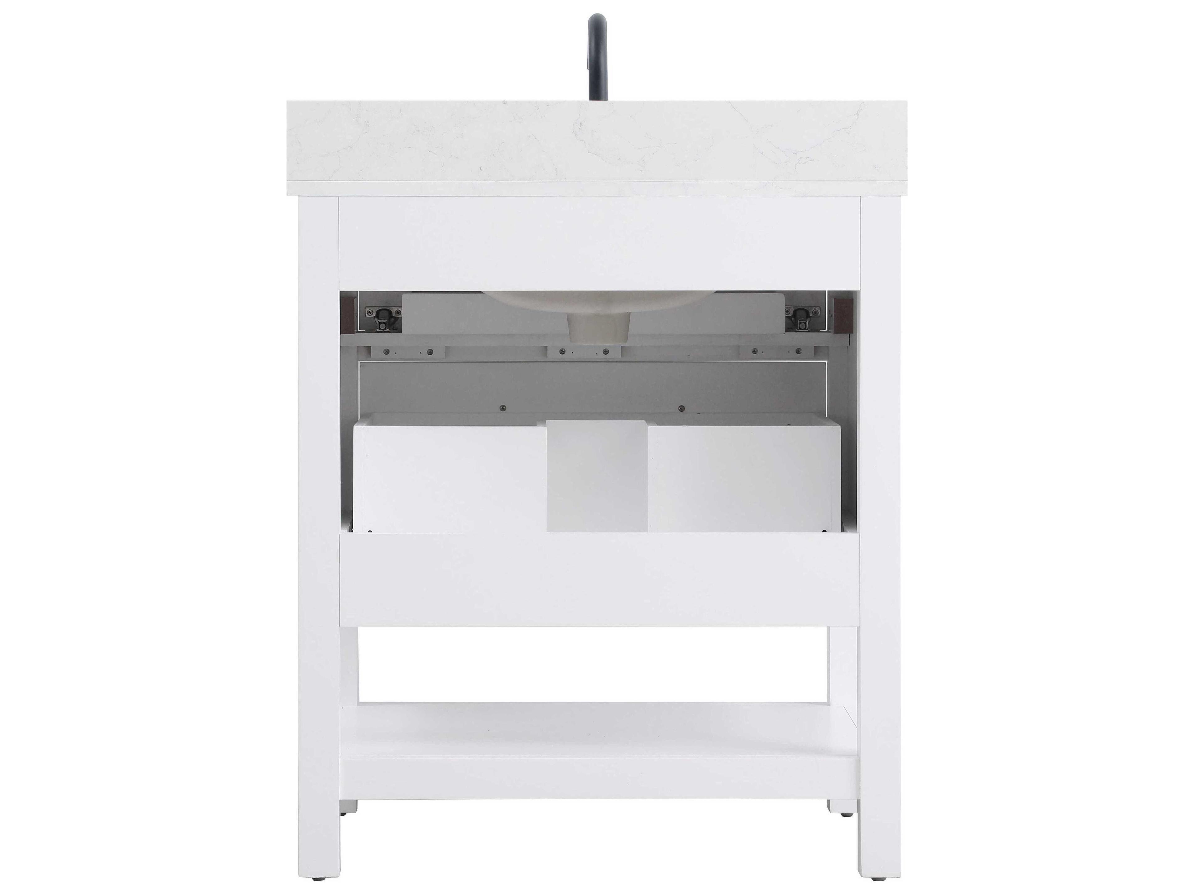 Elegant Lighting Karson White Vanity