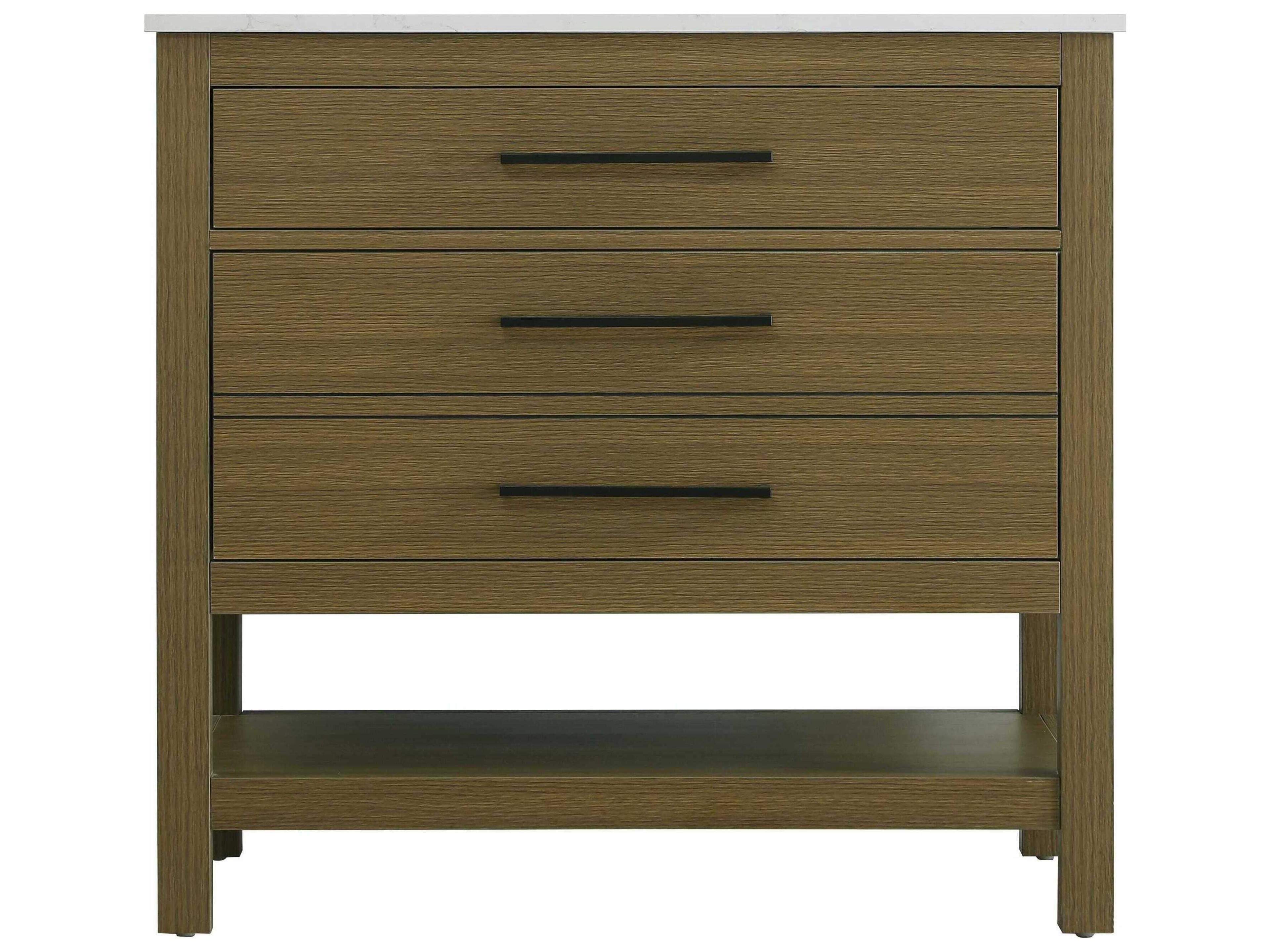 Elegant Lighting Karson Chestnut Brown Vanity