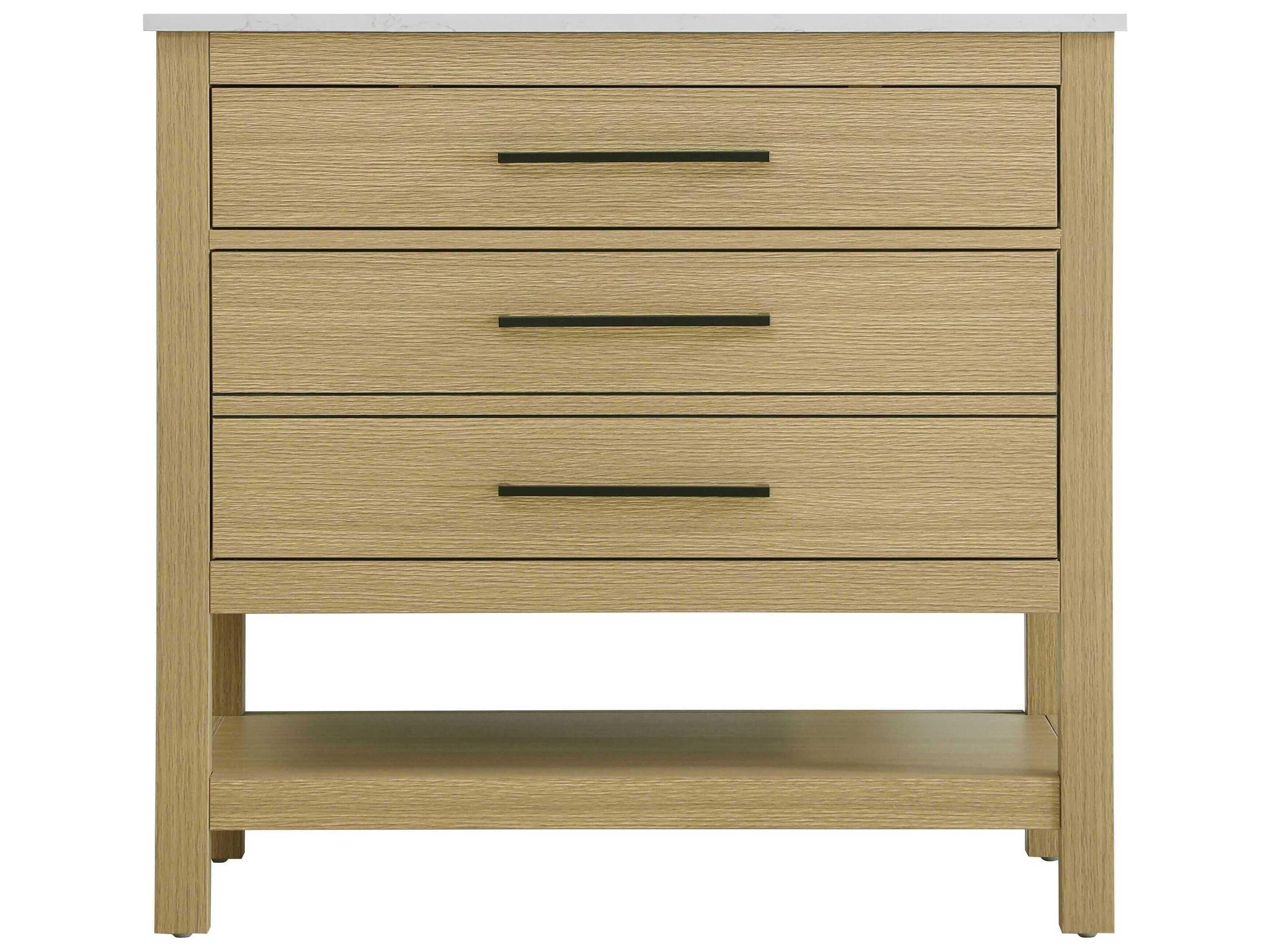 Elegant Lighting Karson Honey Brown Vanity