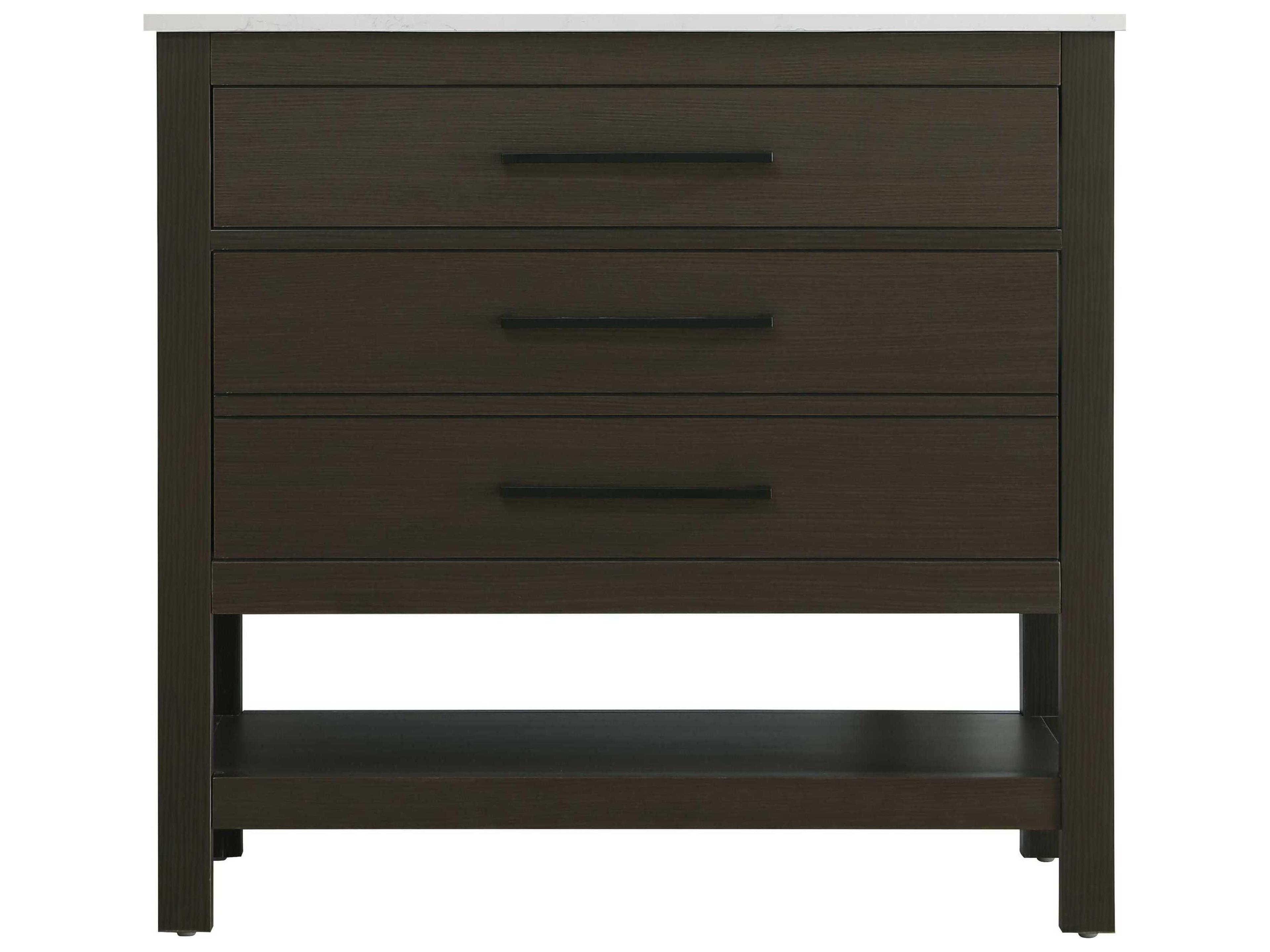 Elegant Lighting Karson Mocha Brown Vanity