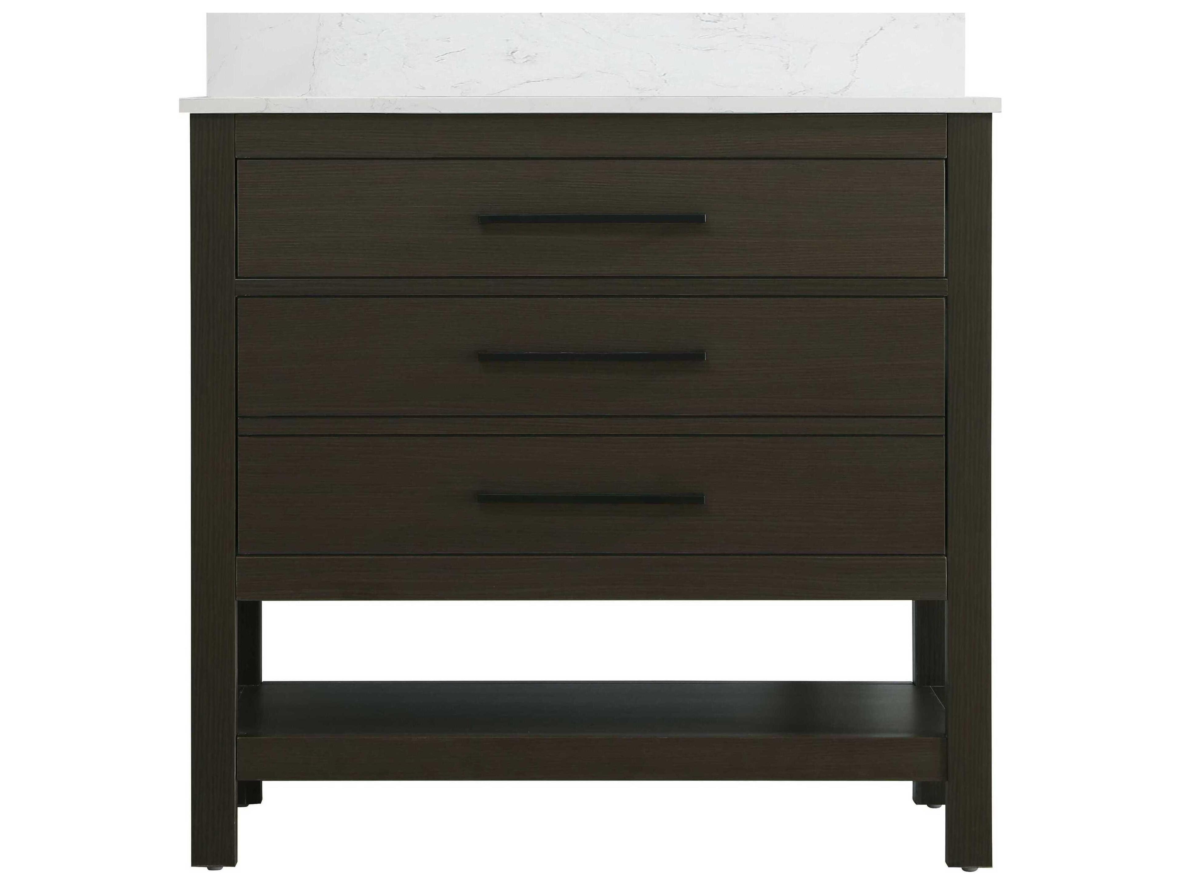 Elegant Lighting Karson Mocha Brown Vanity