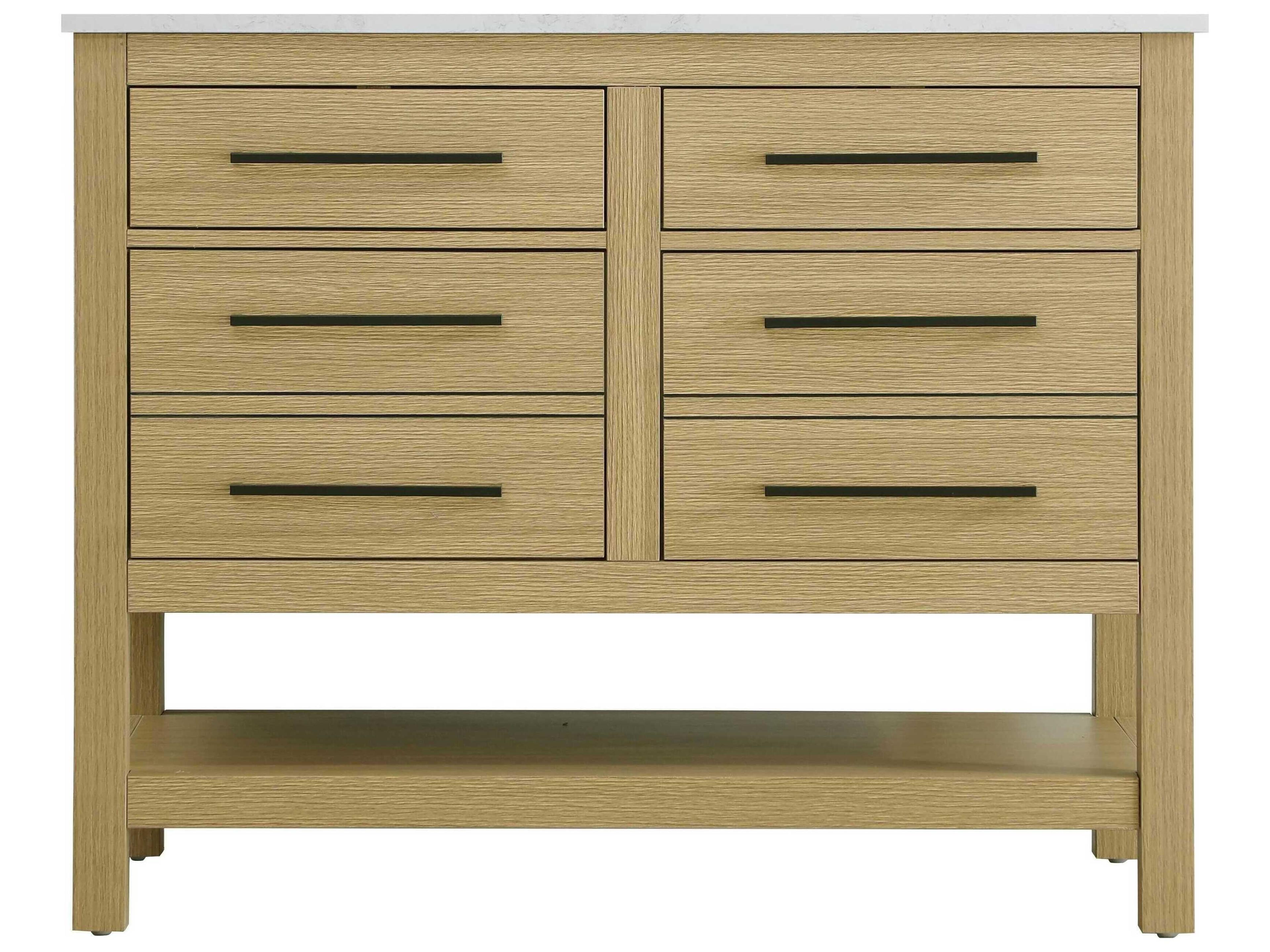 Elegant Lighting Karson Honey Brown Vanity