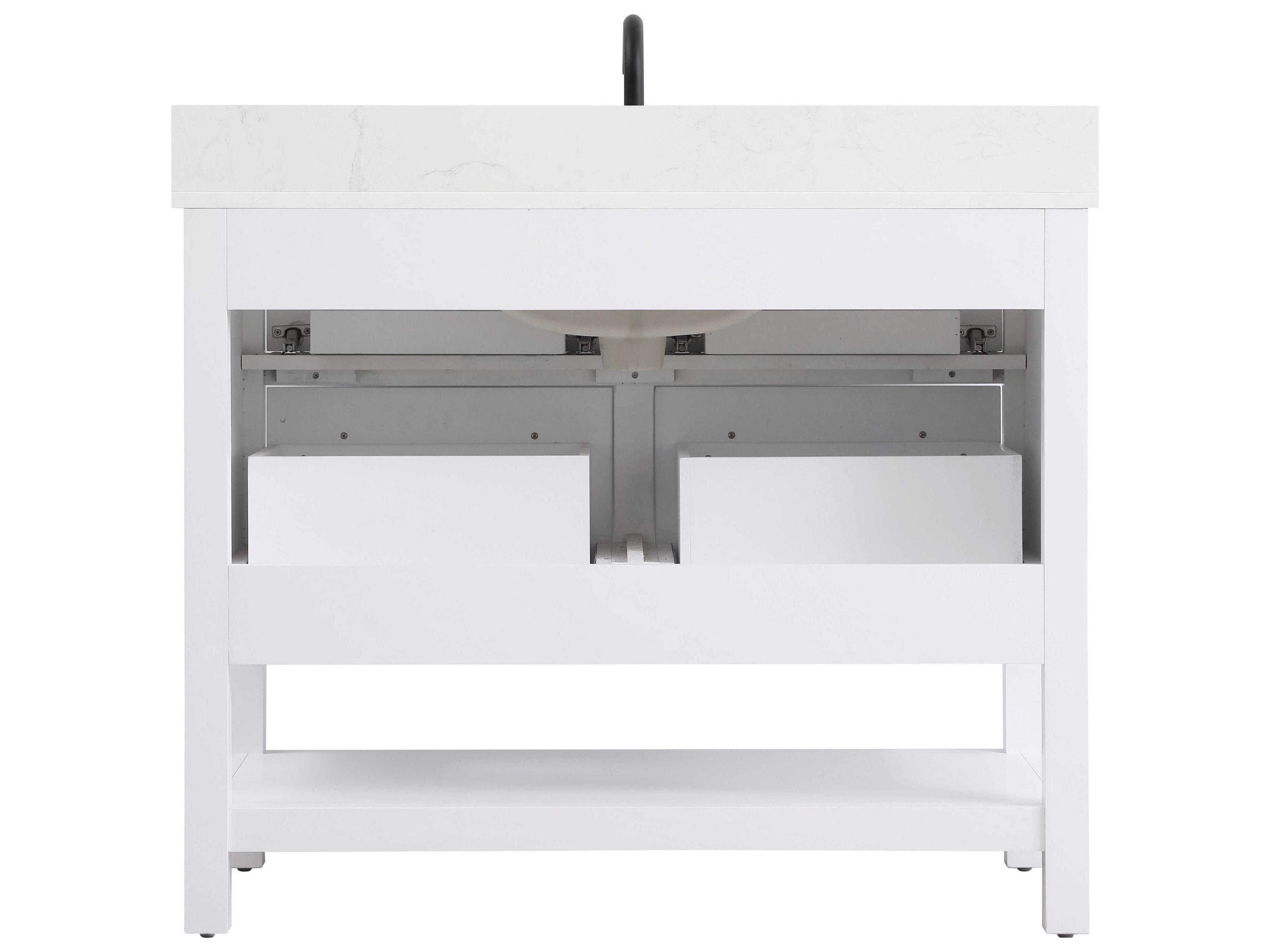 Elegant Lighting Karson White Vanity