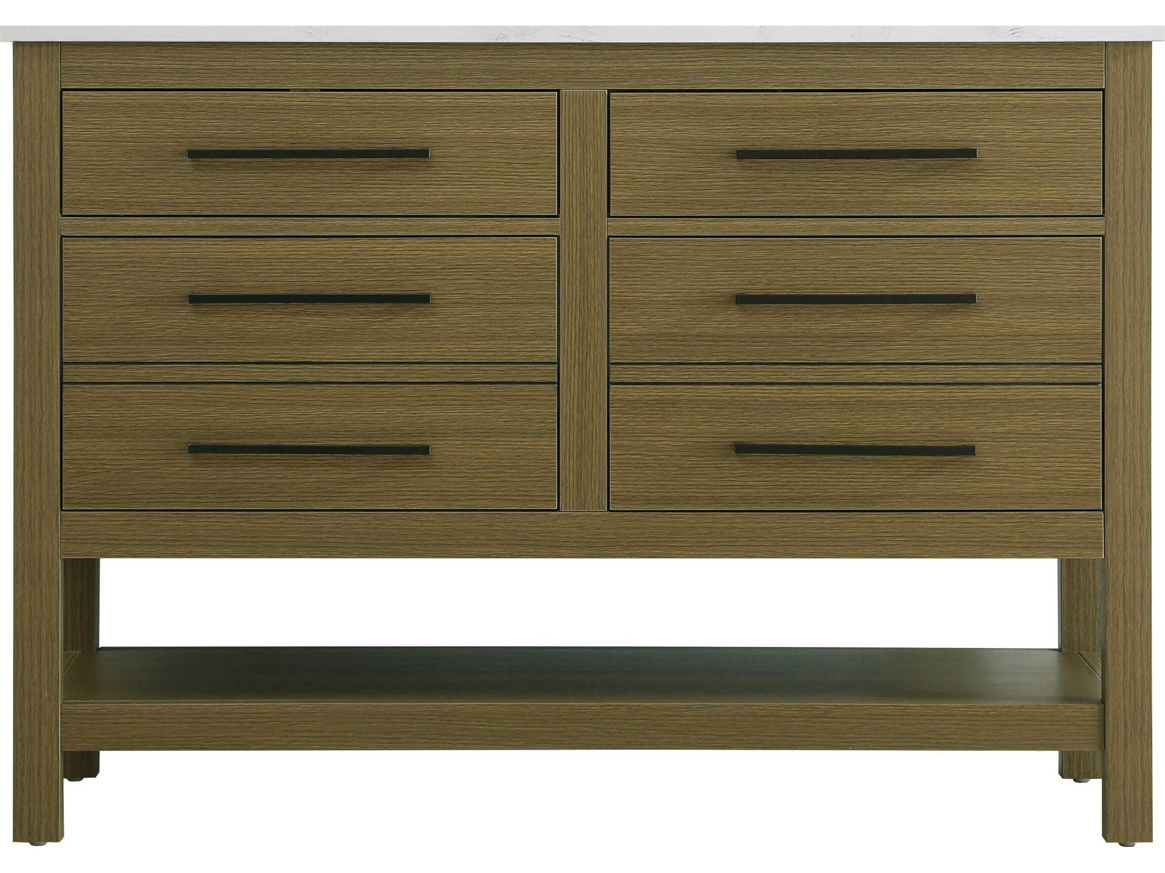 Elegant Lighting Karson Chestnut Brown Vanity