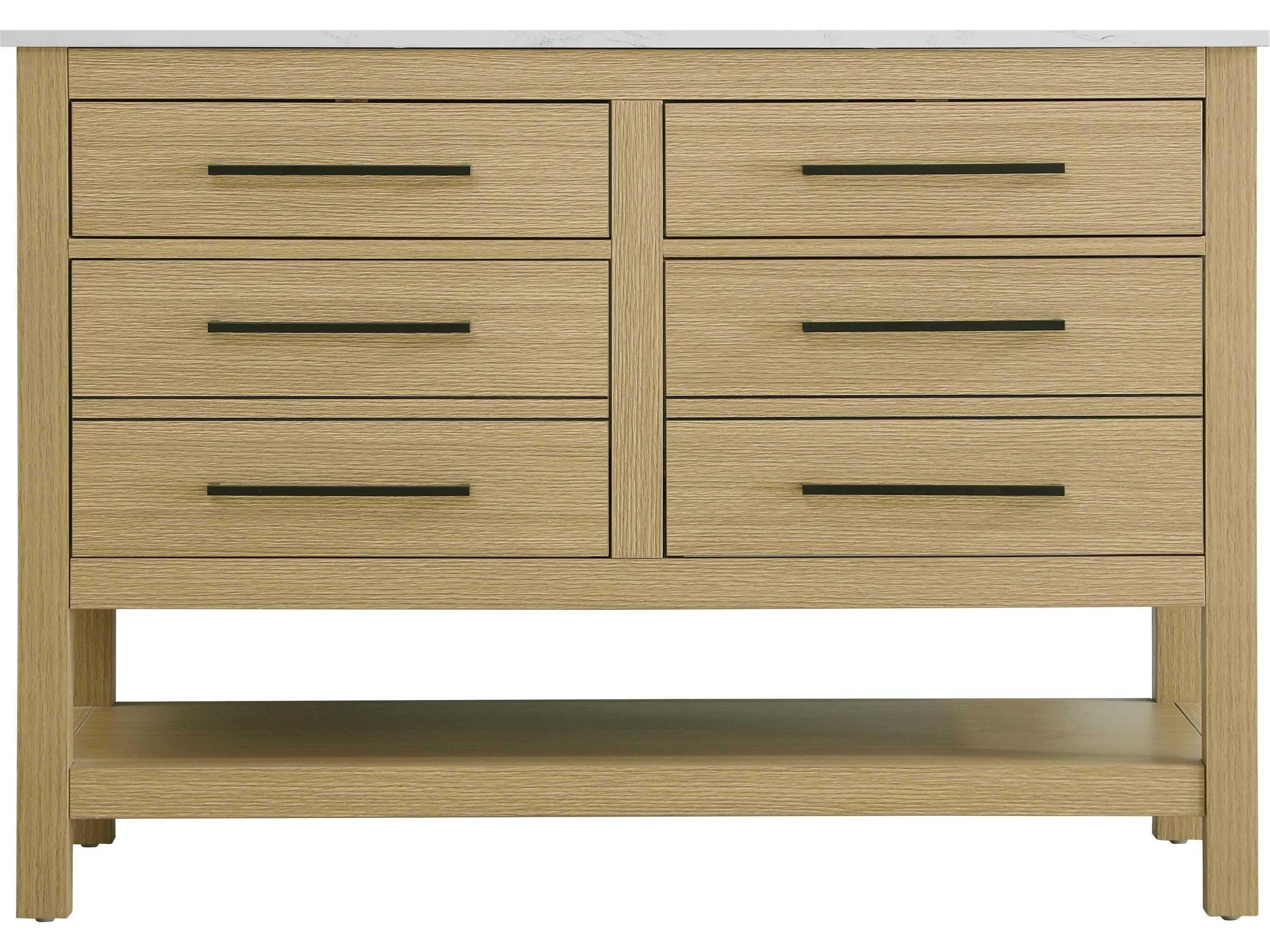 Elegant Lighting Karson Honey Brown Vanity