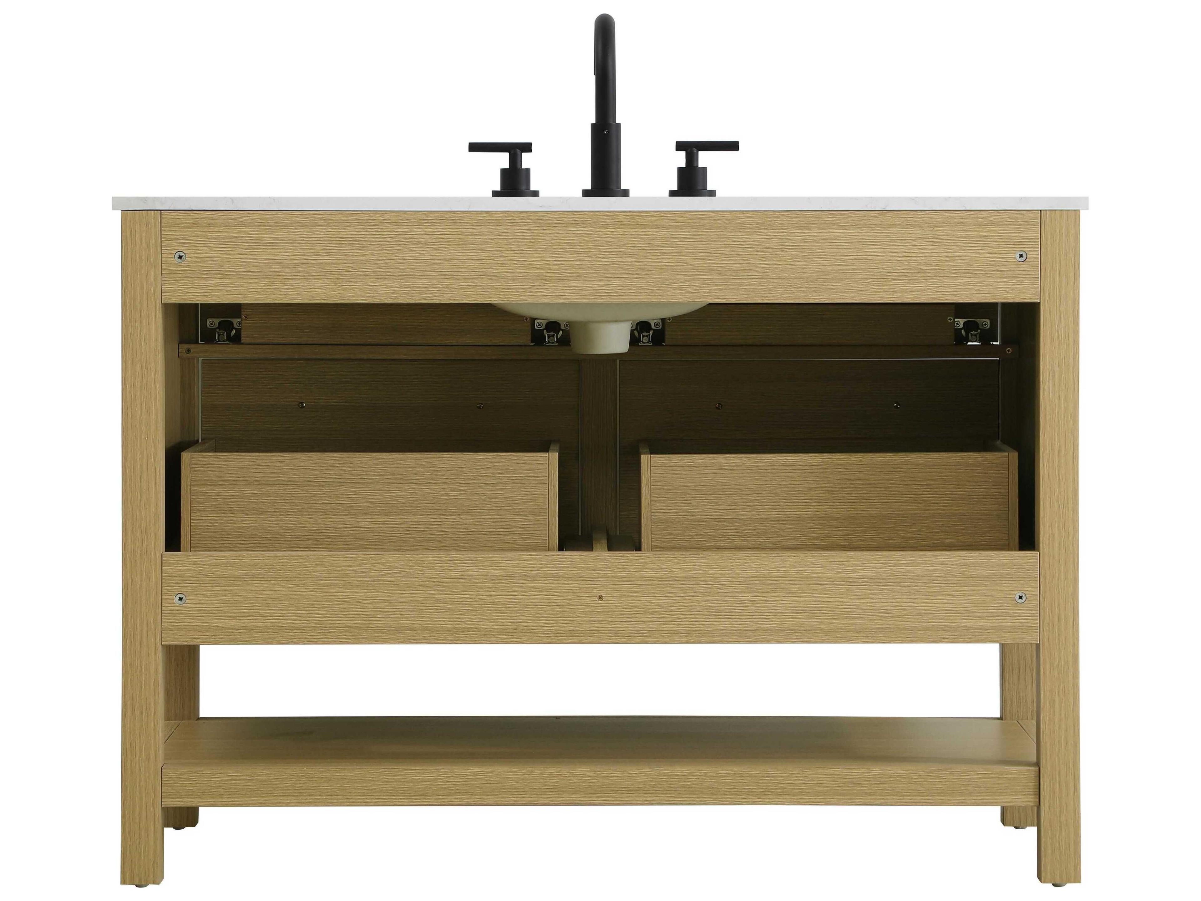 Elegant Lighting Karson Honey Brown Vanity