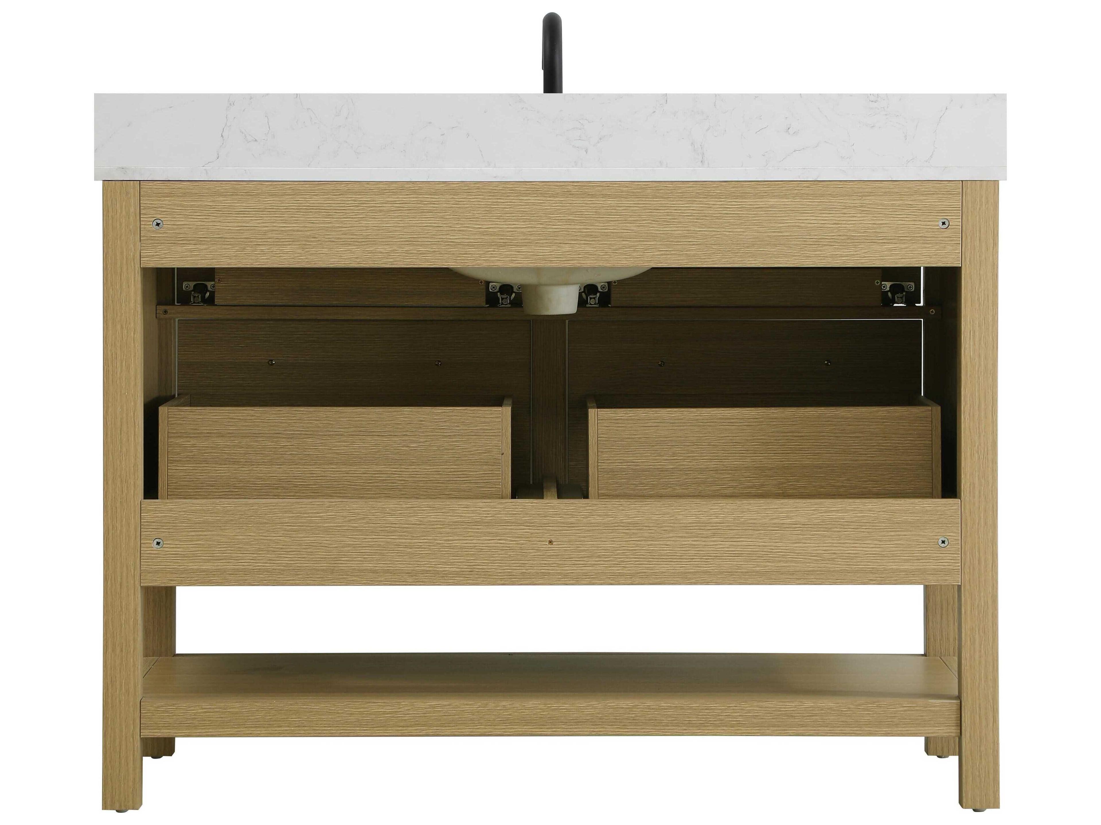 Elegant Lighting Karson Honey Brown Vanity