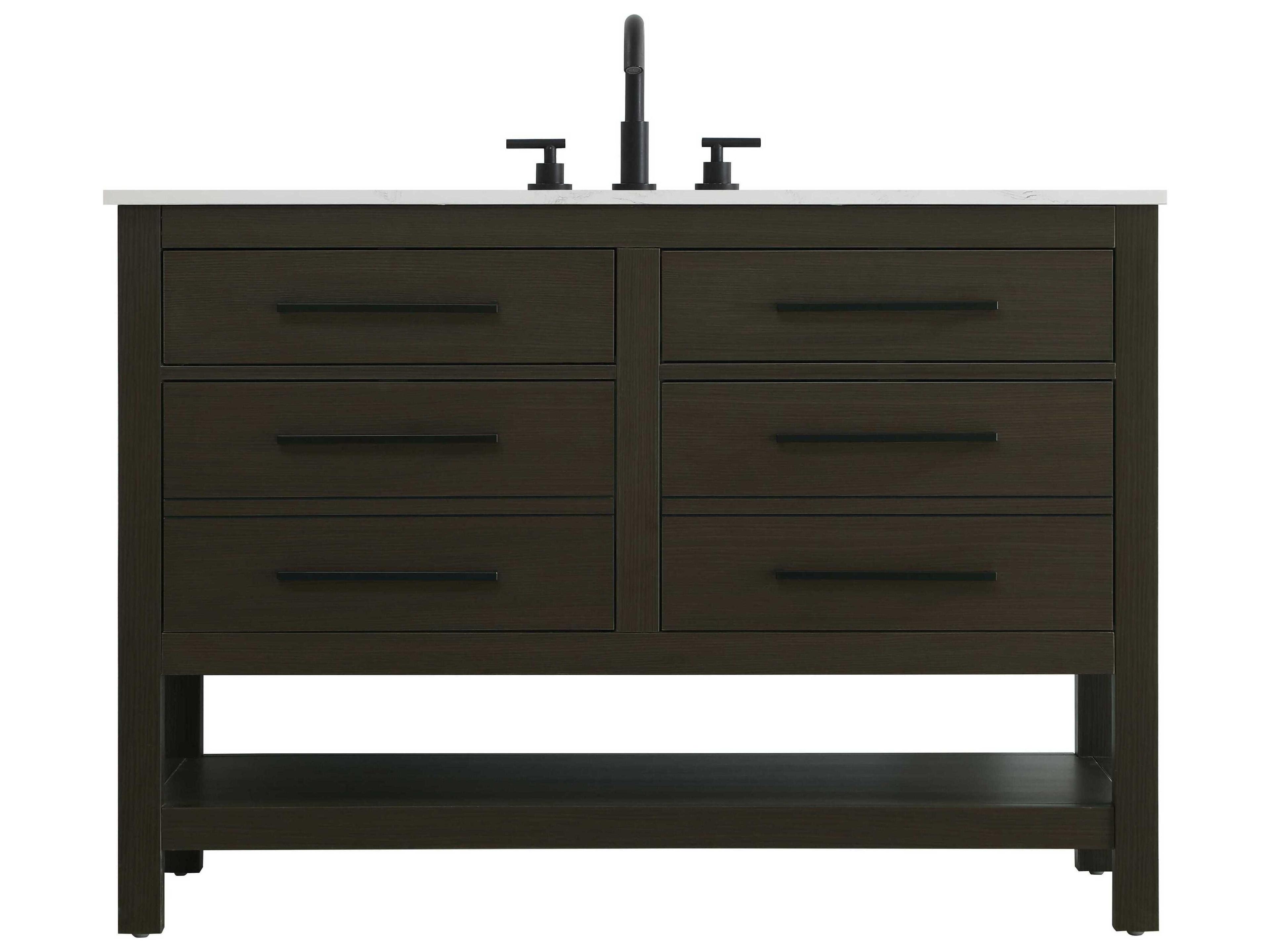 Karson Mocha Brown Vanity
