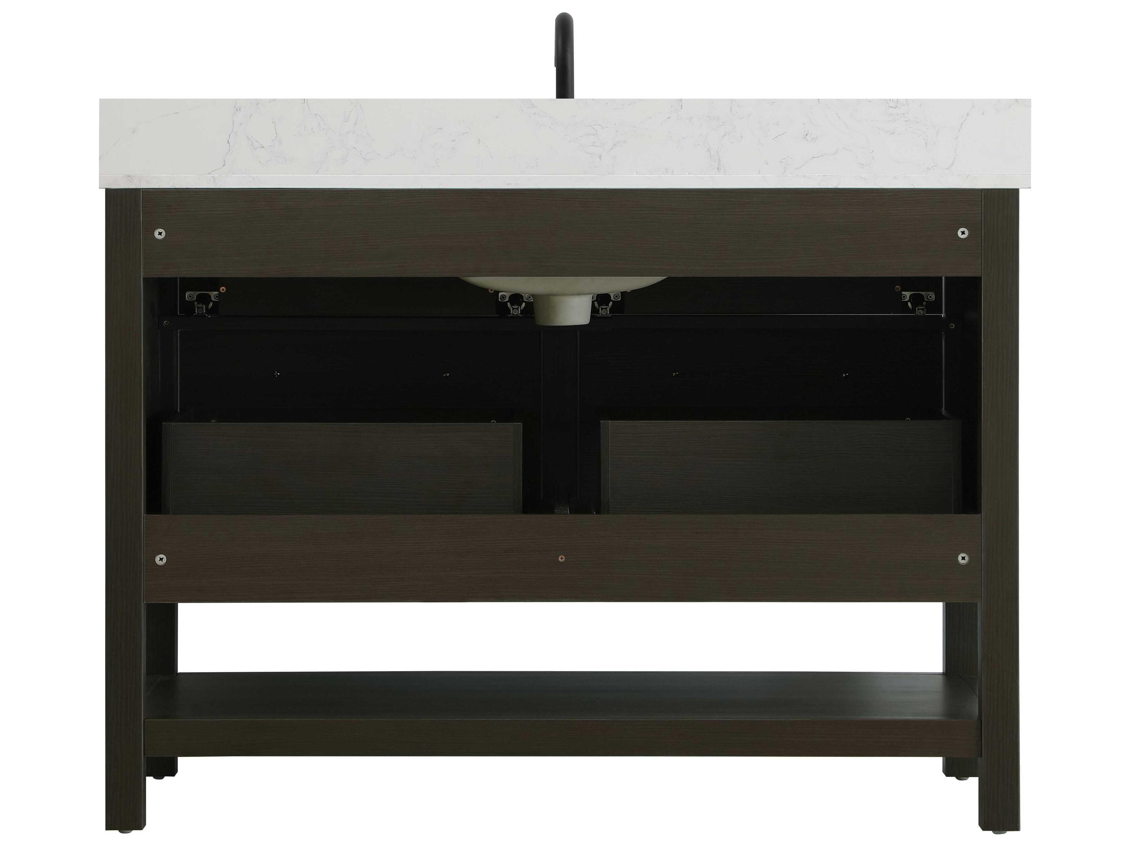 Elegant Lighting Karson Mocha Brown Vanity