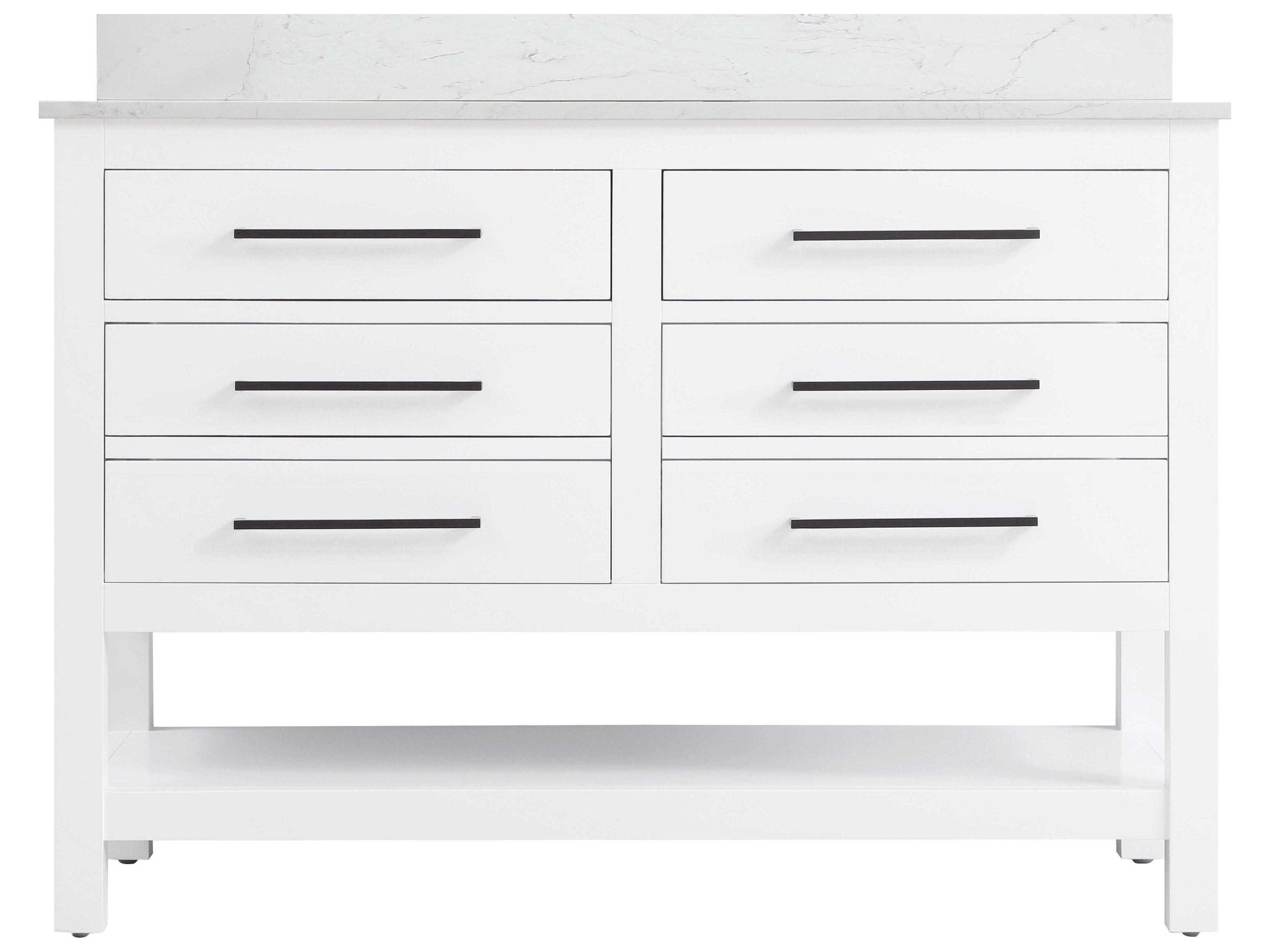 Elegant Lighting Karson White Vanity