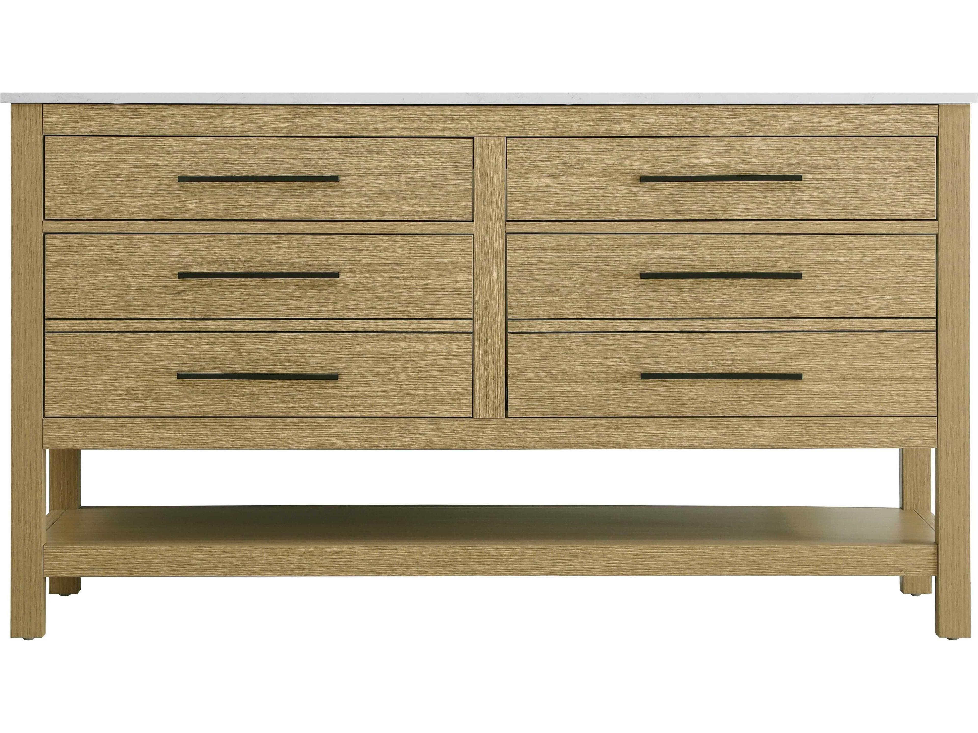 Elegant Lighting Karson Honey Brown Vanity