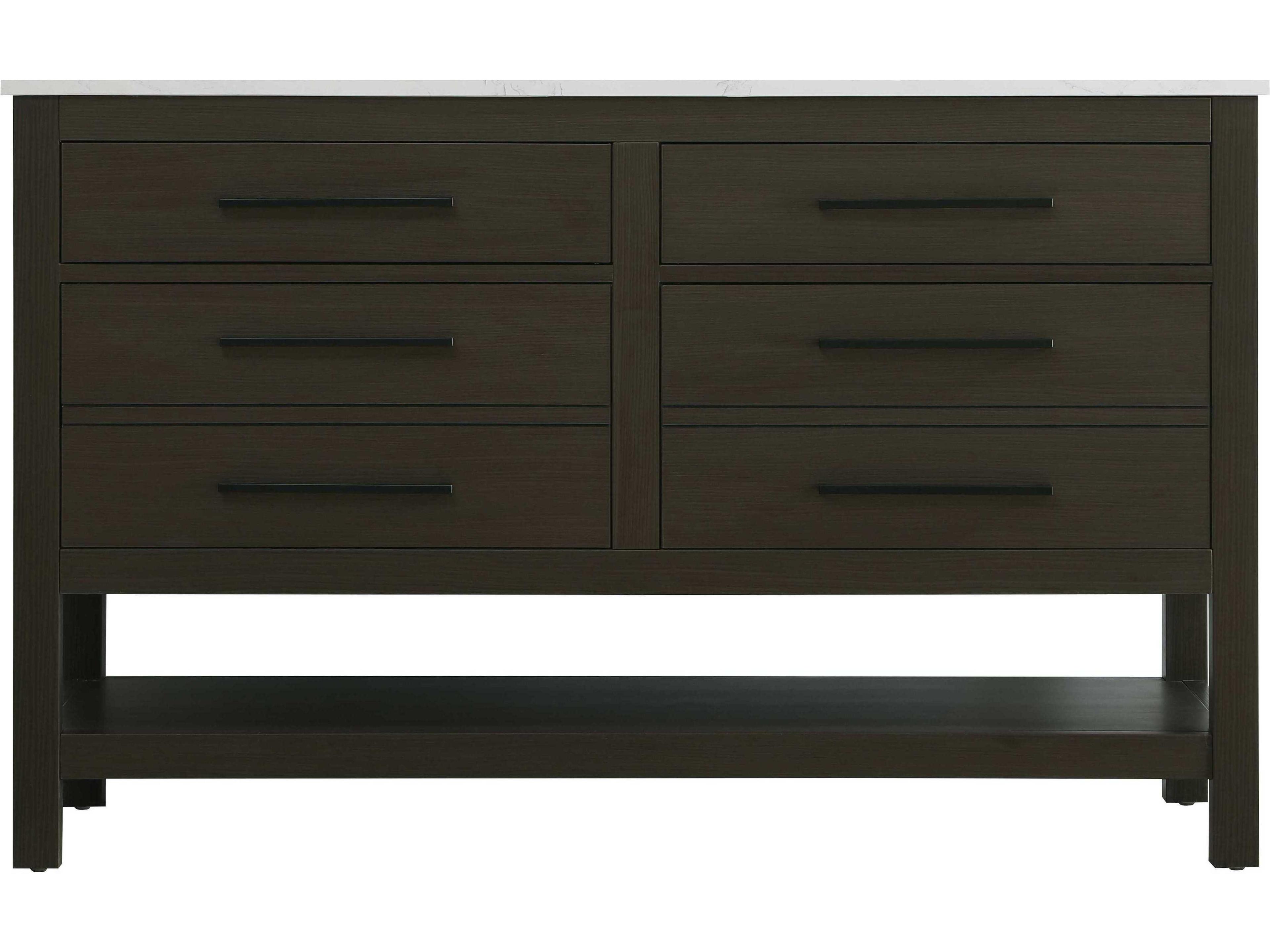 Elegant Lighting Karson Mocha Brown Vanity