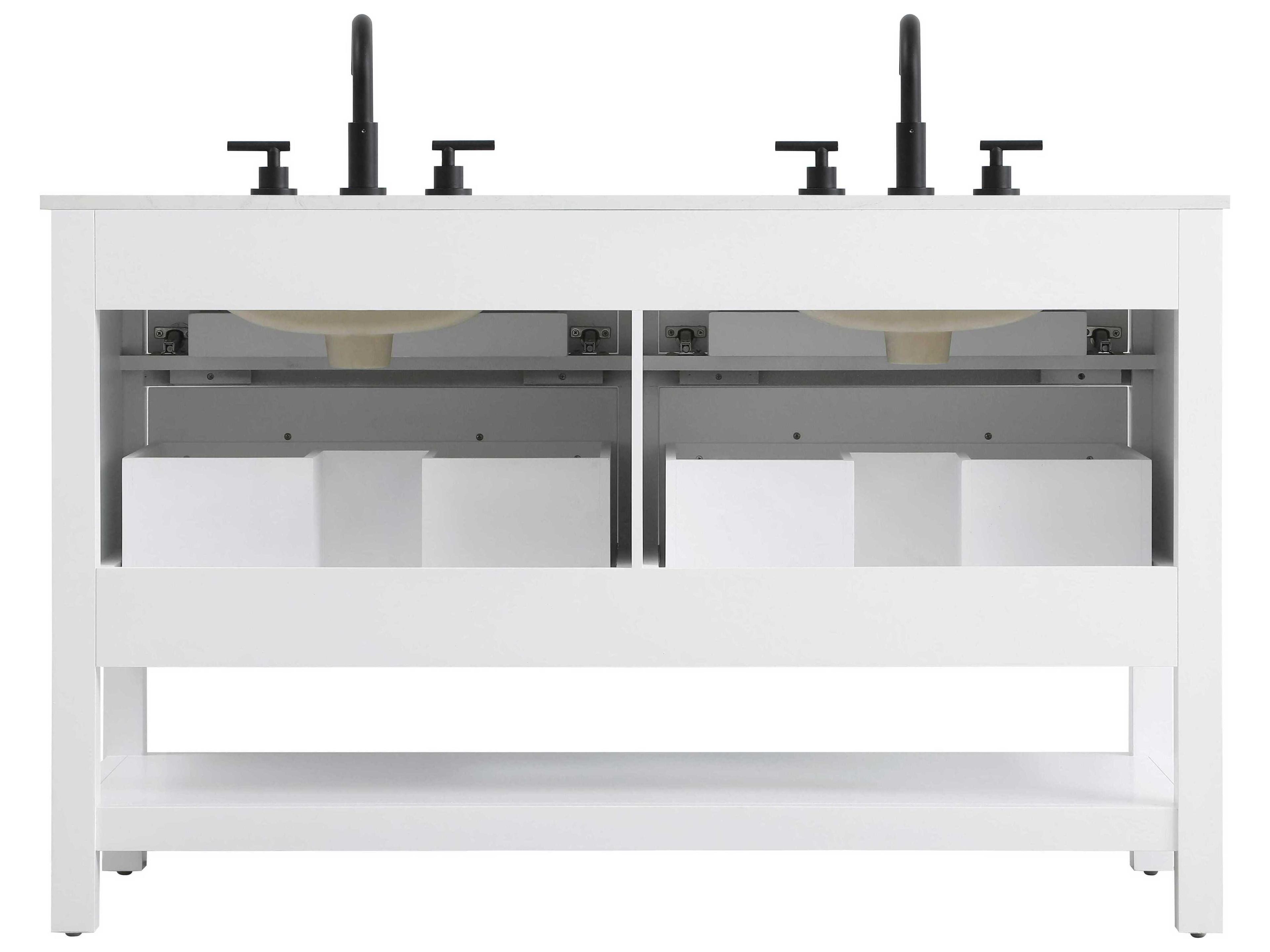 Elegant Lighting Karson White Vanity