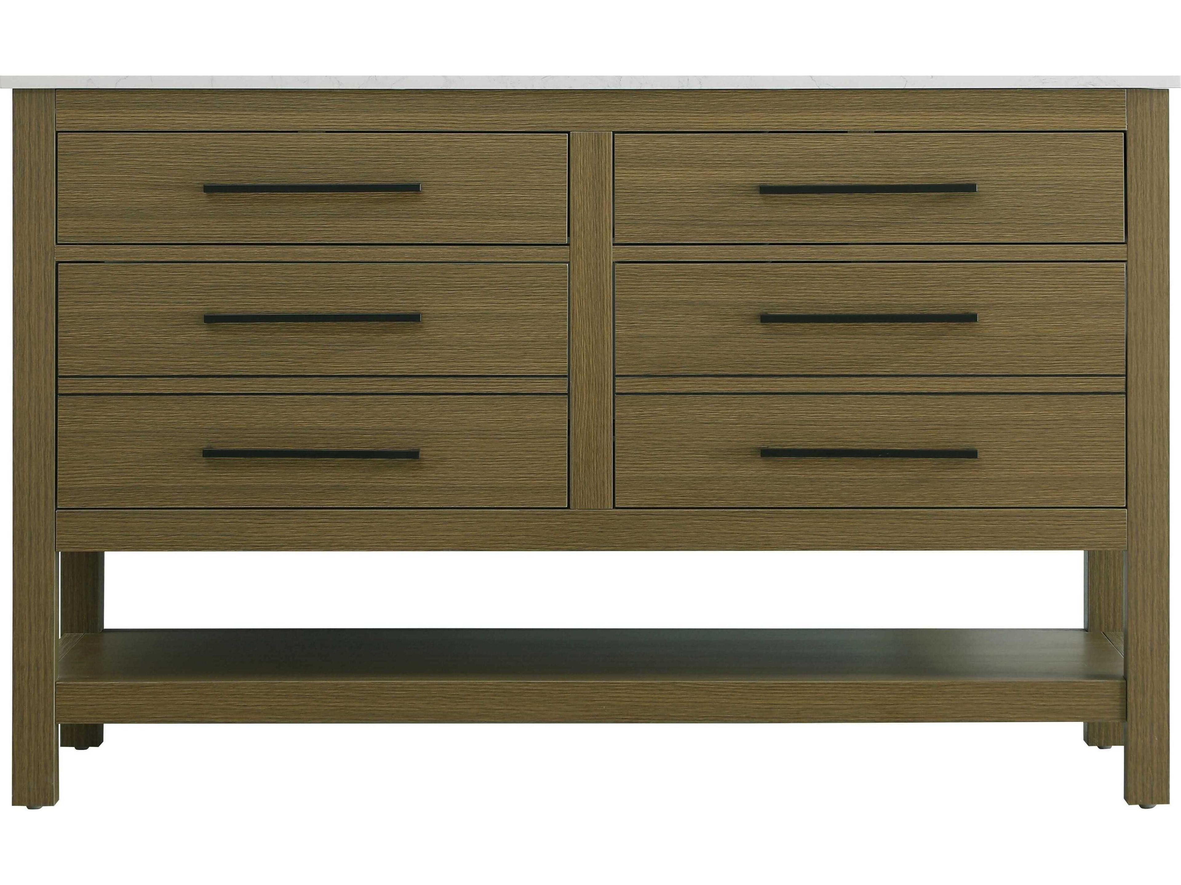 Elegant Lighting Karson Chestnut Brown Vanity