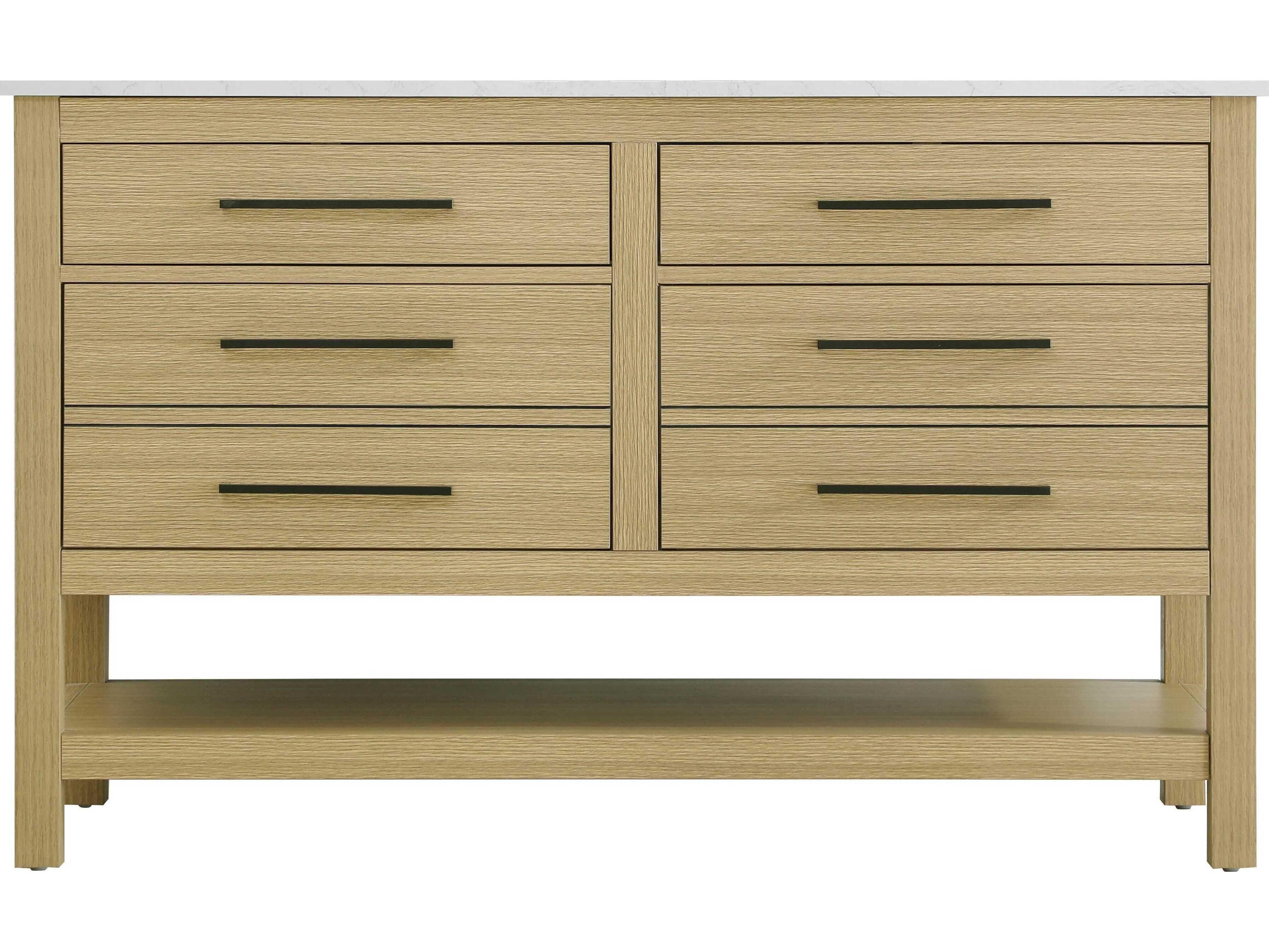 Elegant Lighting Karson Honey Brown Vanity