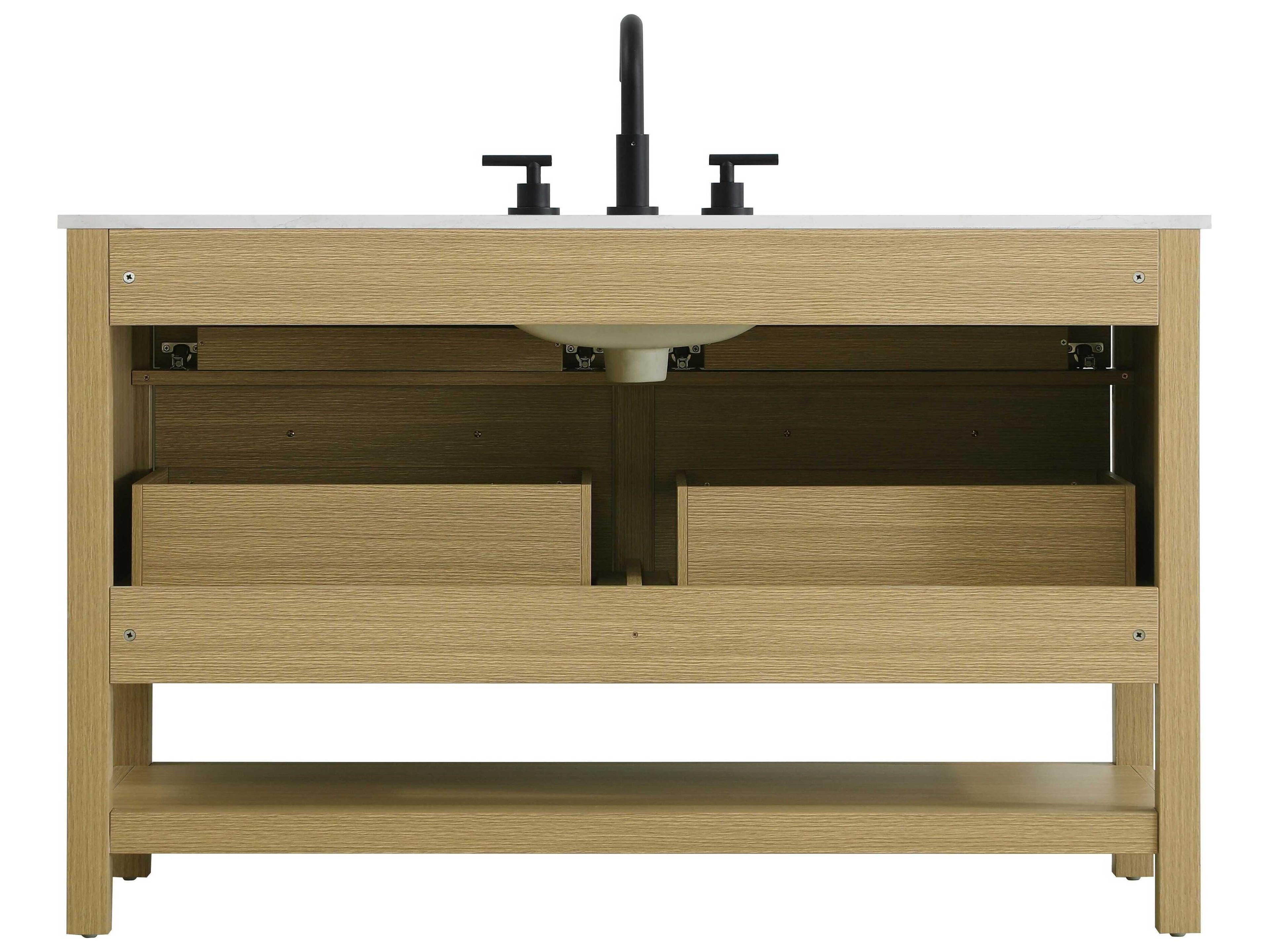 Elegant Lighting Karson Honey Brown Vanity