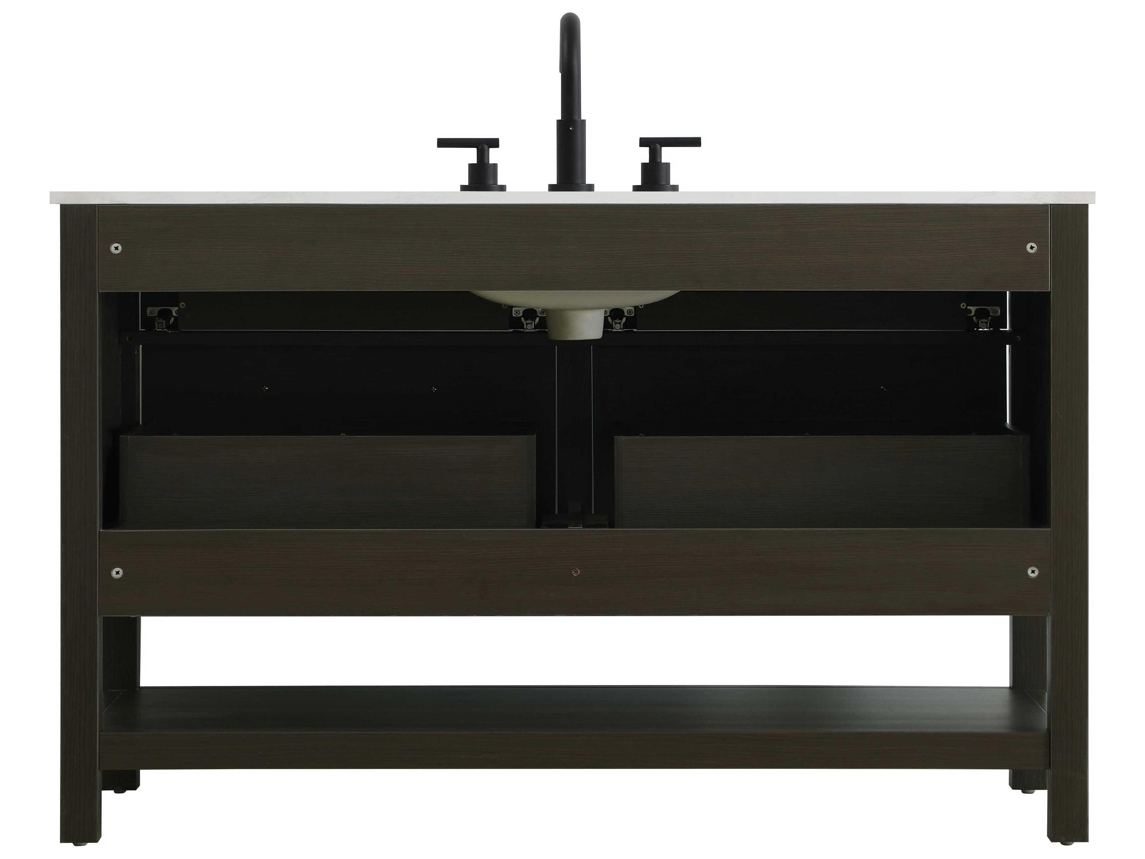 Elegant Lighting Karson Mocha Brown Vanity