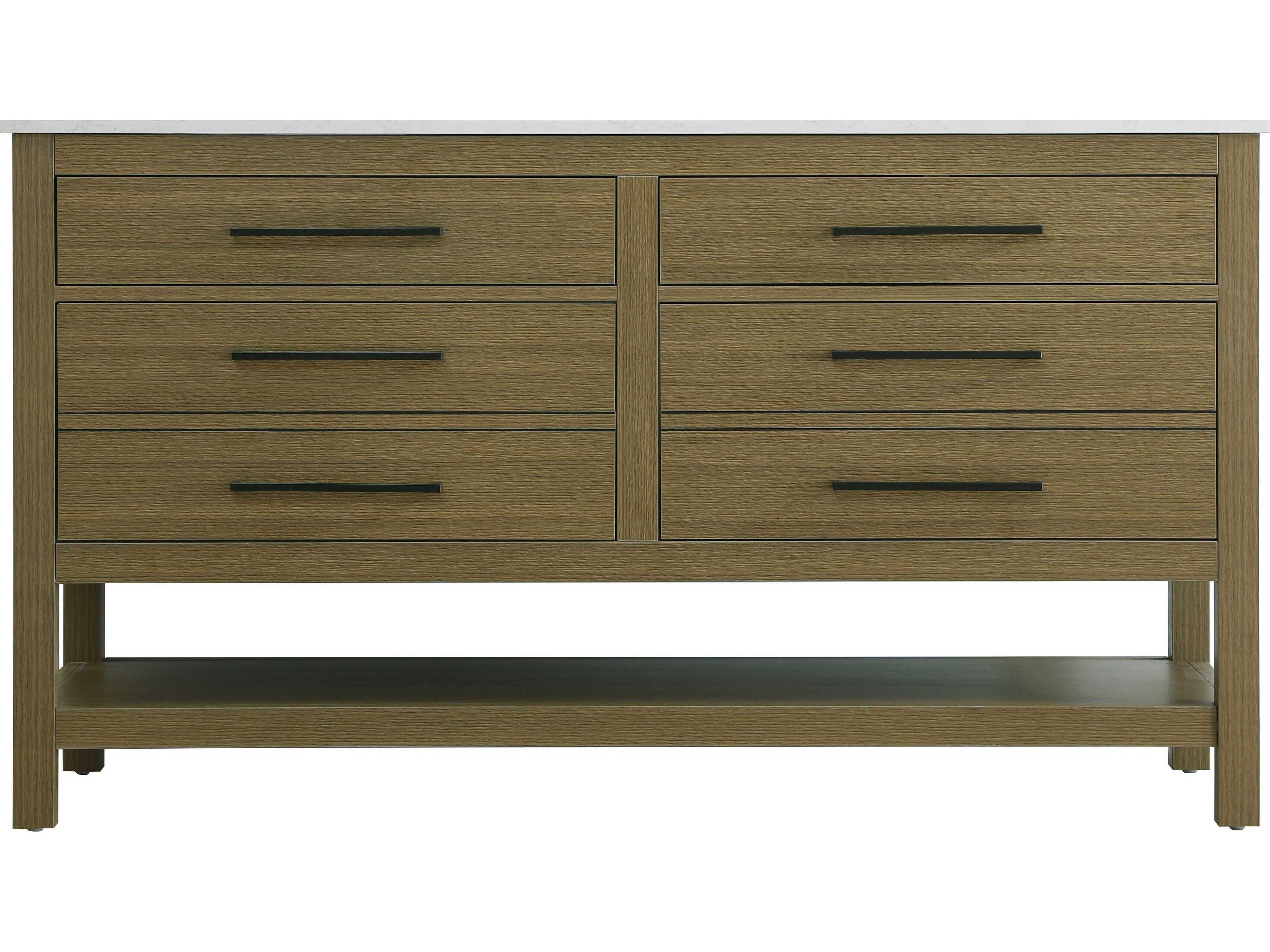 Elegant Lighting Karson Chestnut Brown Vanity