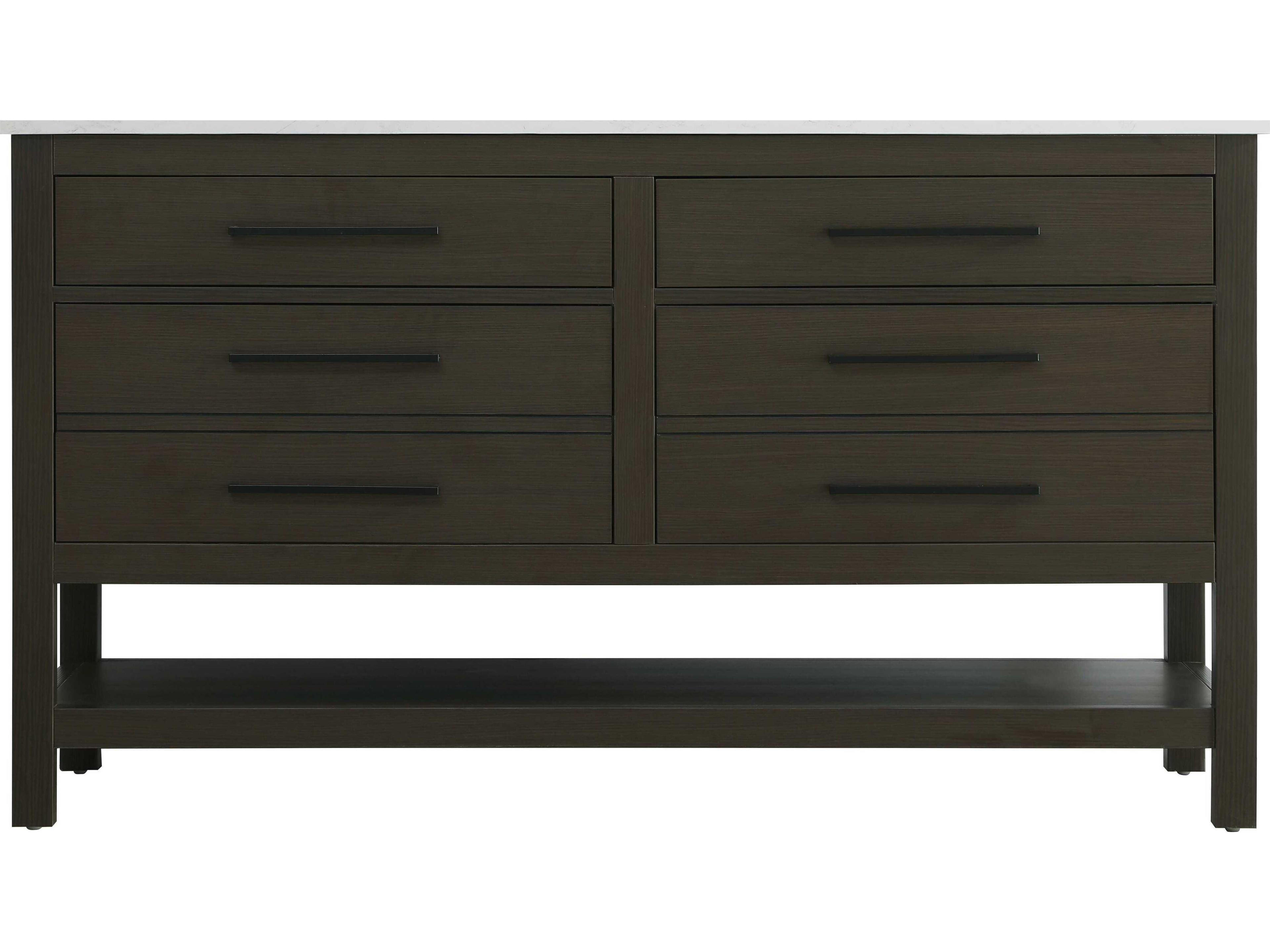 Elegant Lighting Karson Mocha Brown Vanity