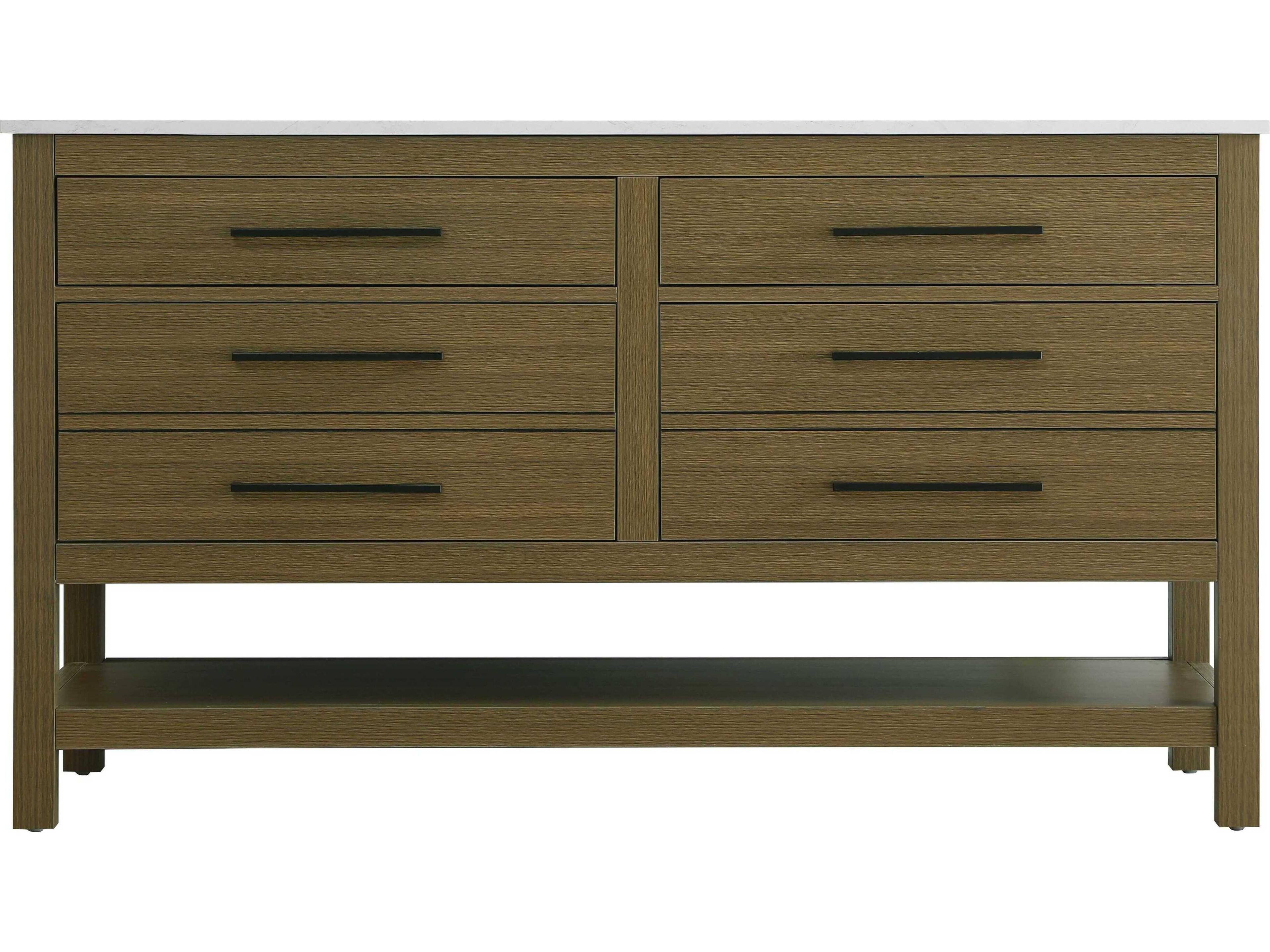 Elegant Lighting Karson Chestnut Brown Vanity