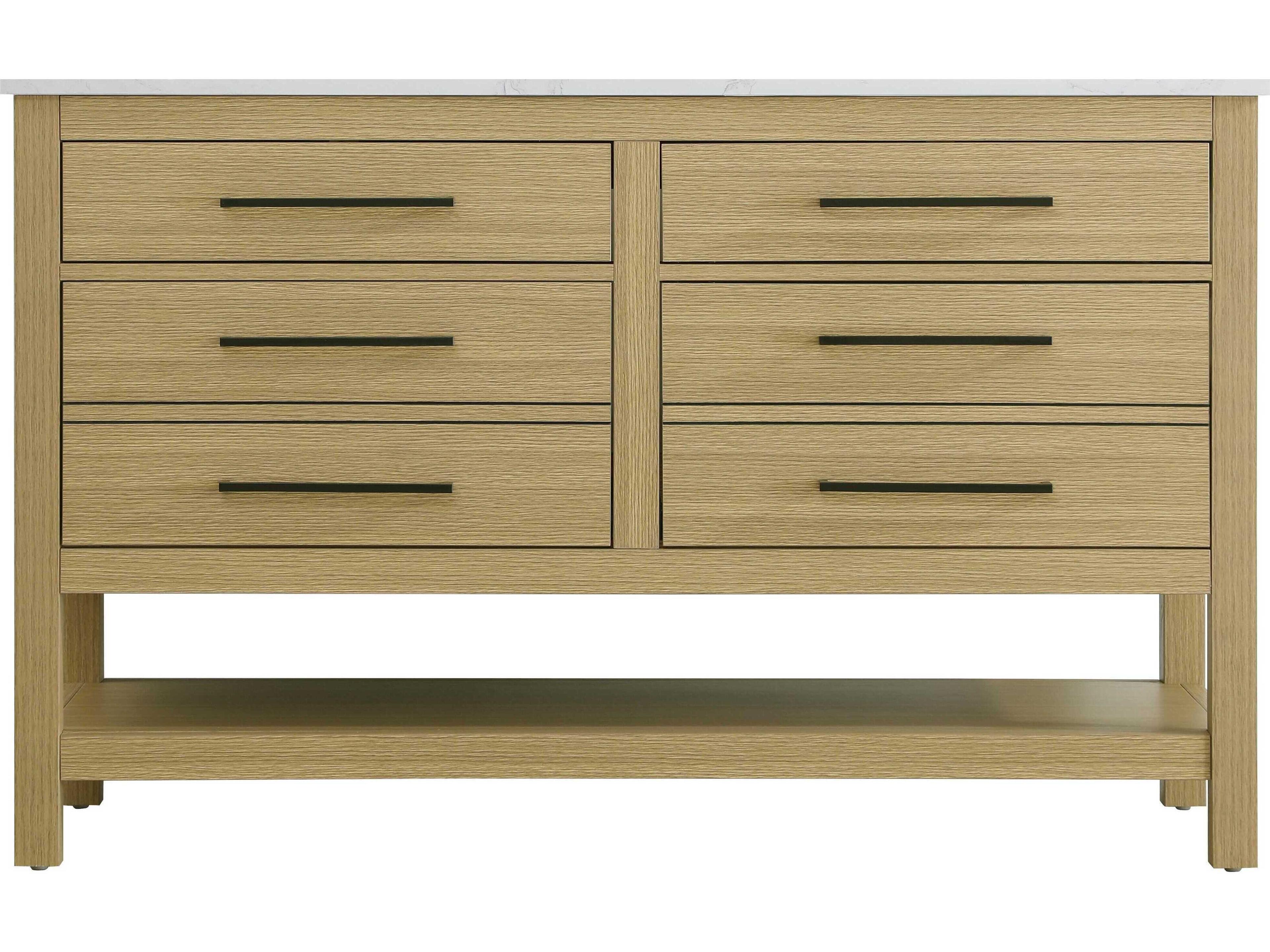 Elegant Lighting Karson Honey Brown Vanity