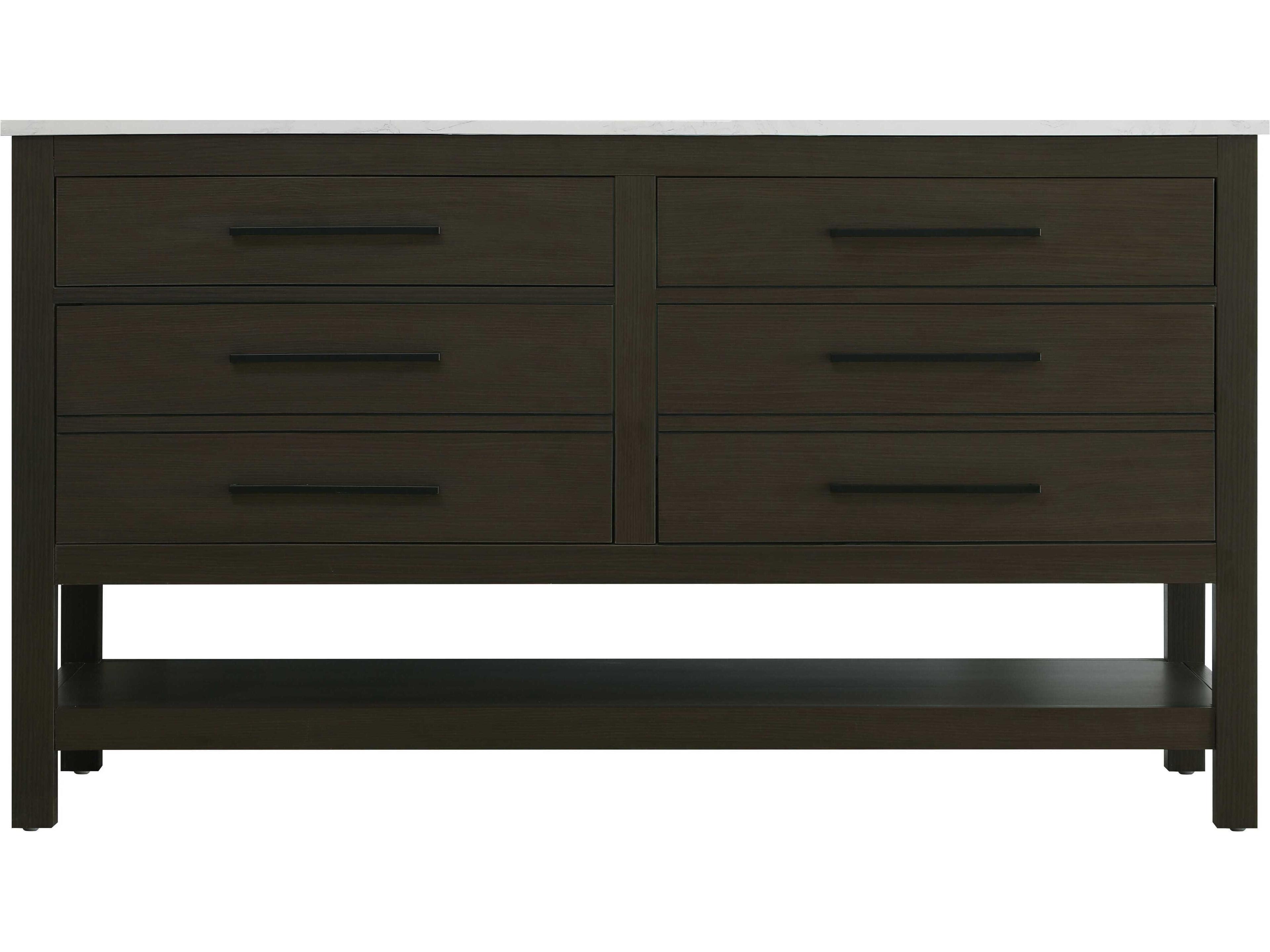 Elegant Lighting Karson Mocha Brown Vanity