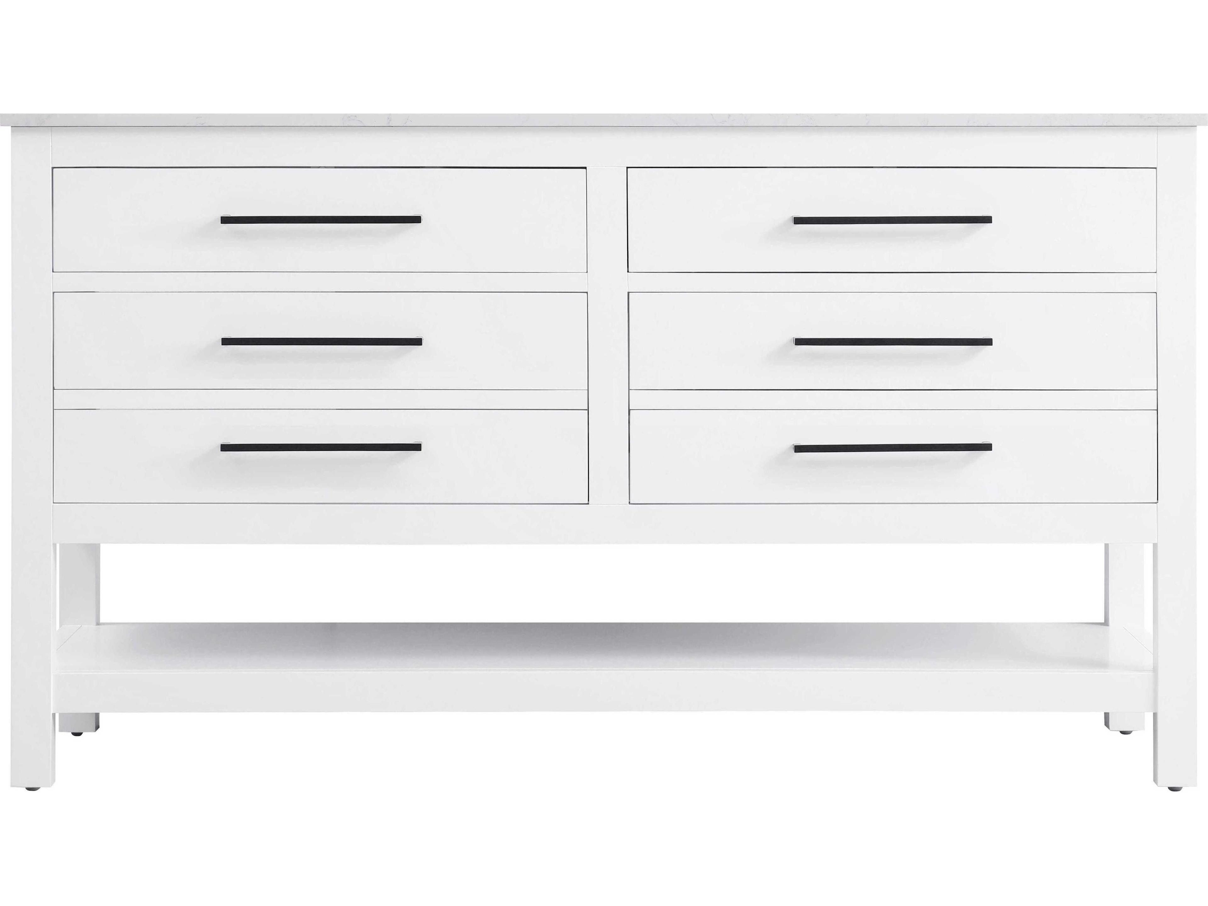 Elegant Lighting Karson White Vanity