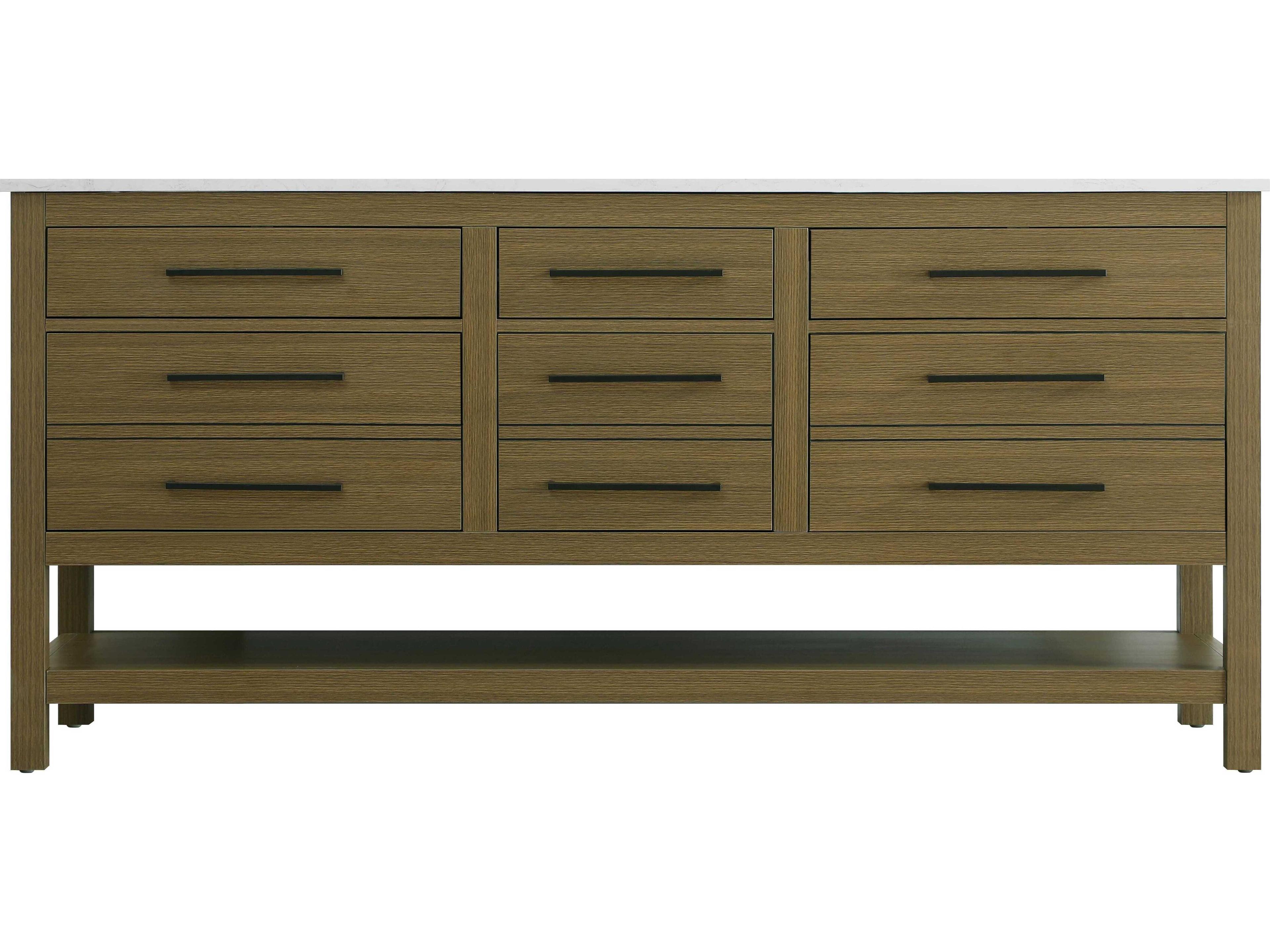 Elegant Lighting Karson Chestnut Brown Vanity