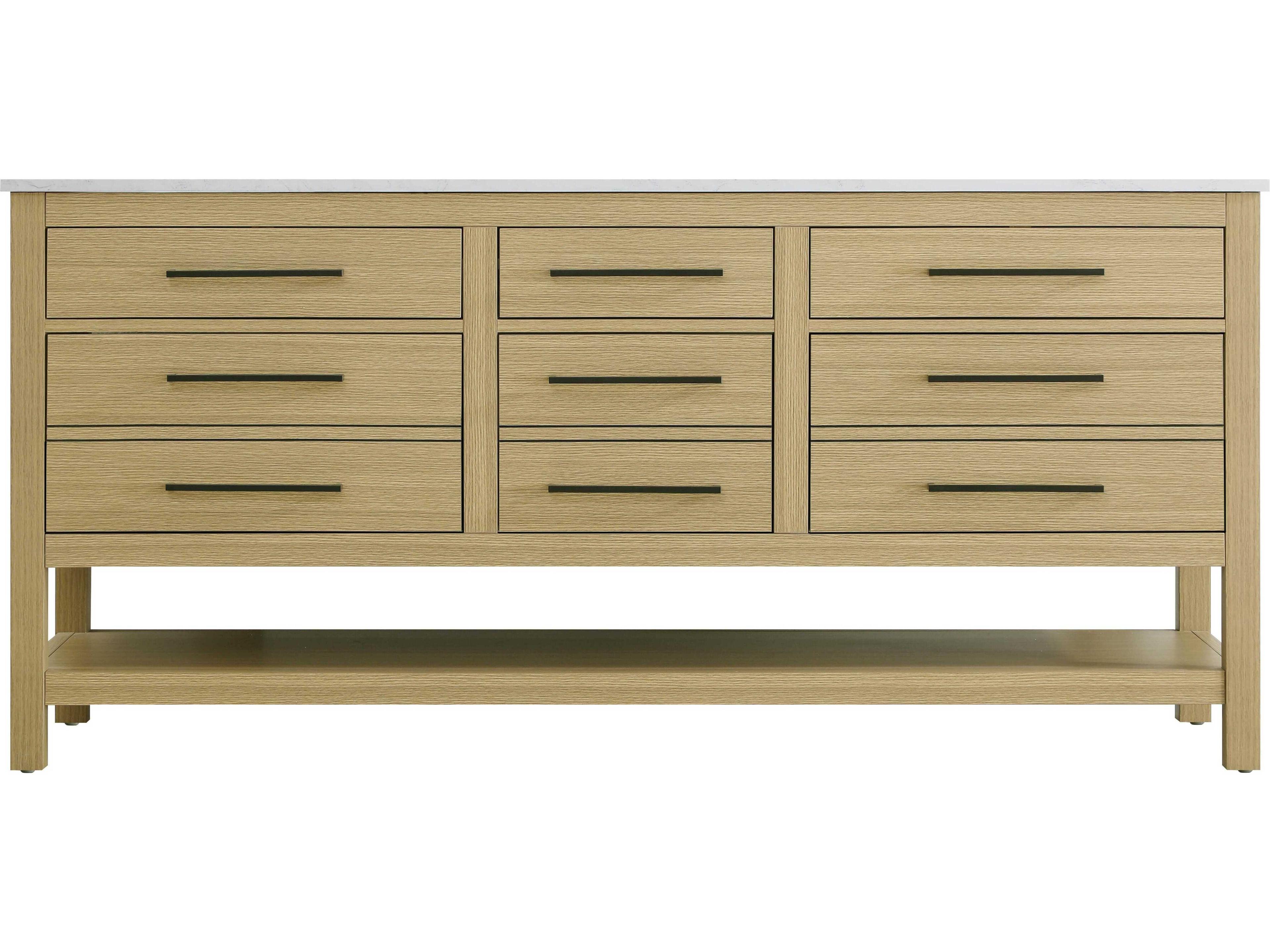 Elegant Lighting Karson Honey Brown Vanity