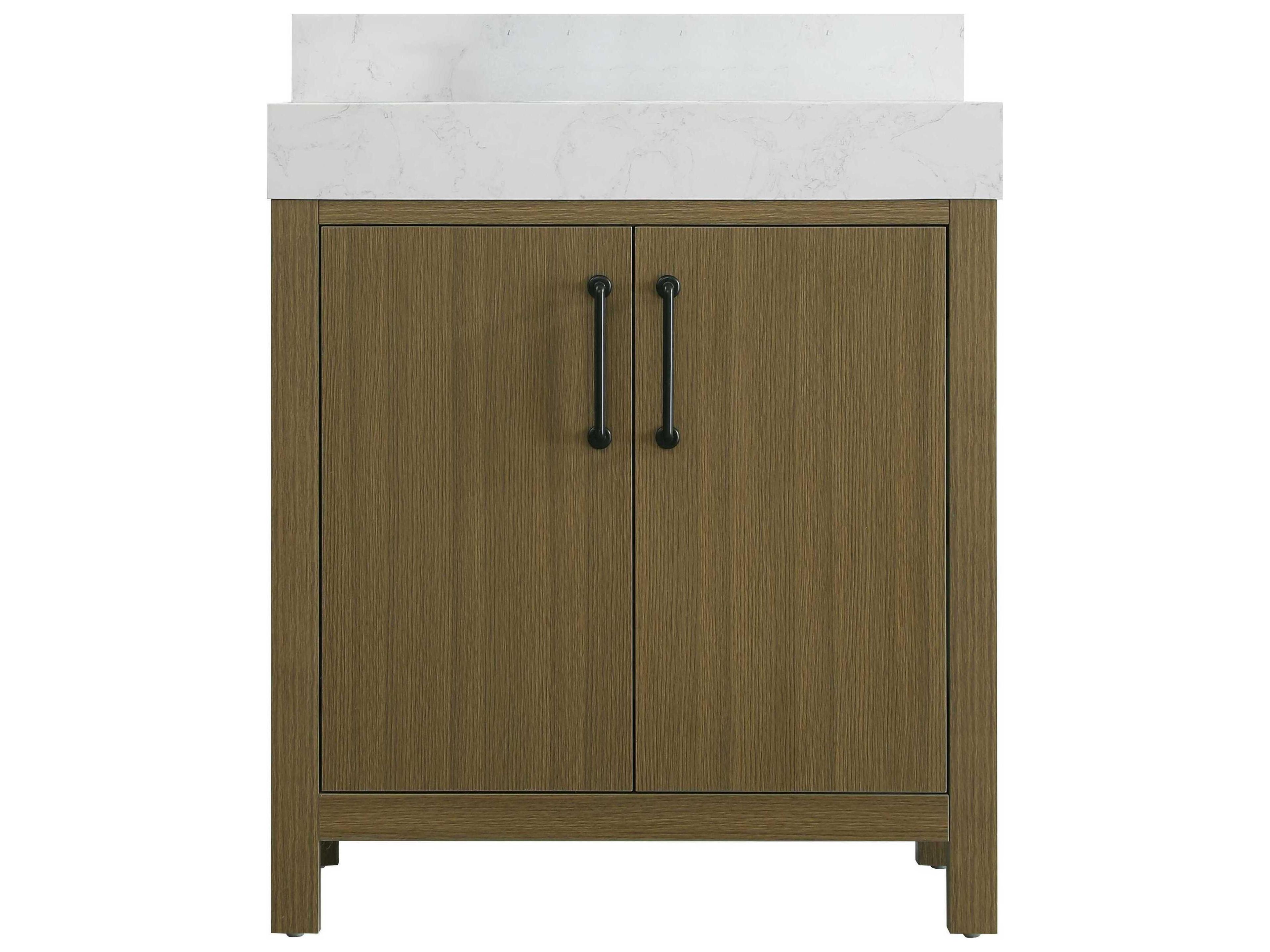 Elegant Lighting Nathan Chestnut Brown Vanity