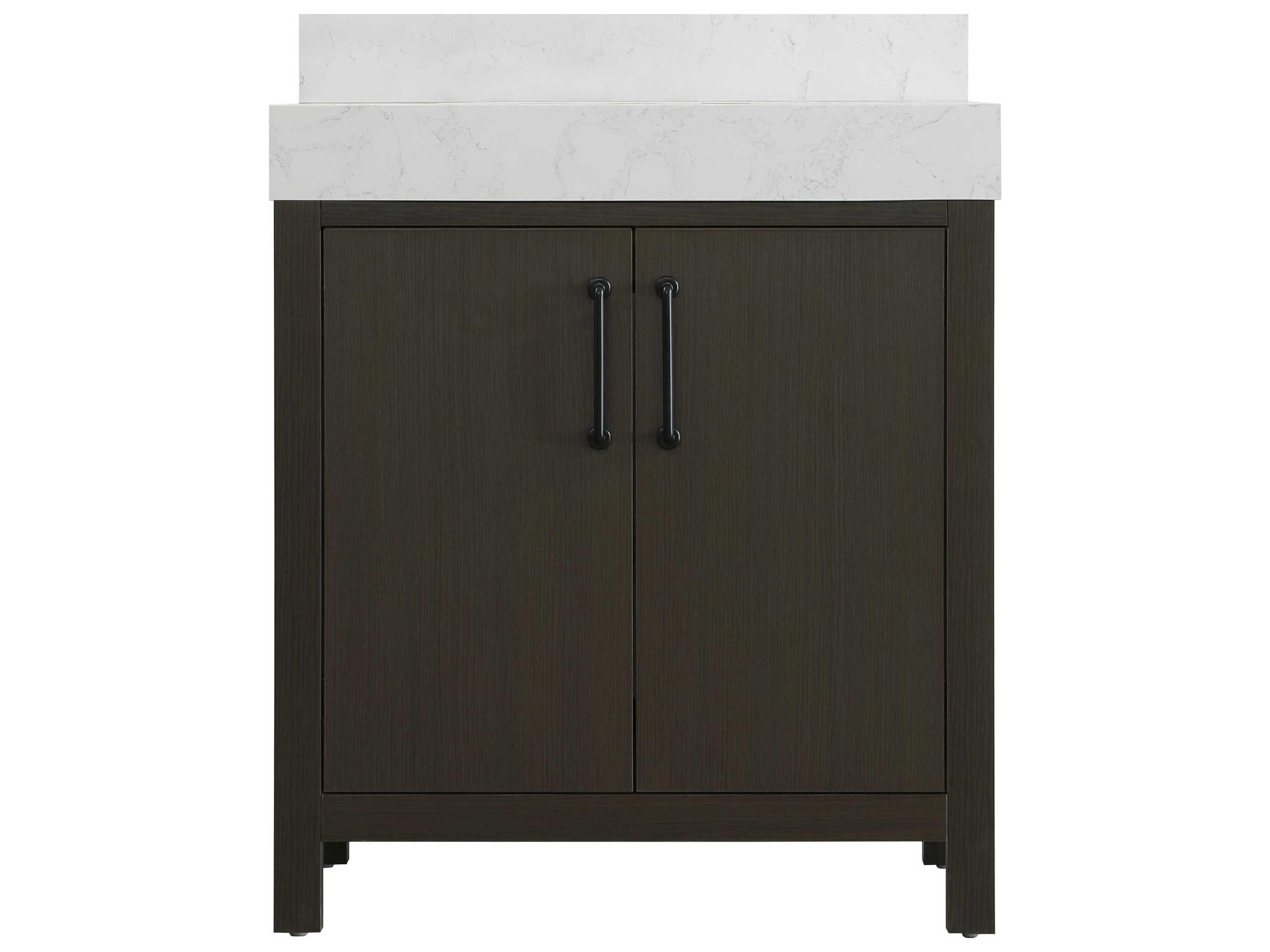 Elegant Lighting Nathan Mocha Brown Vanity