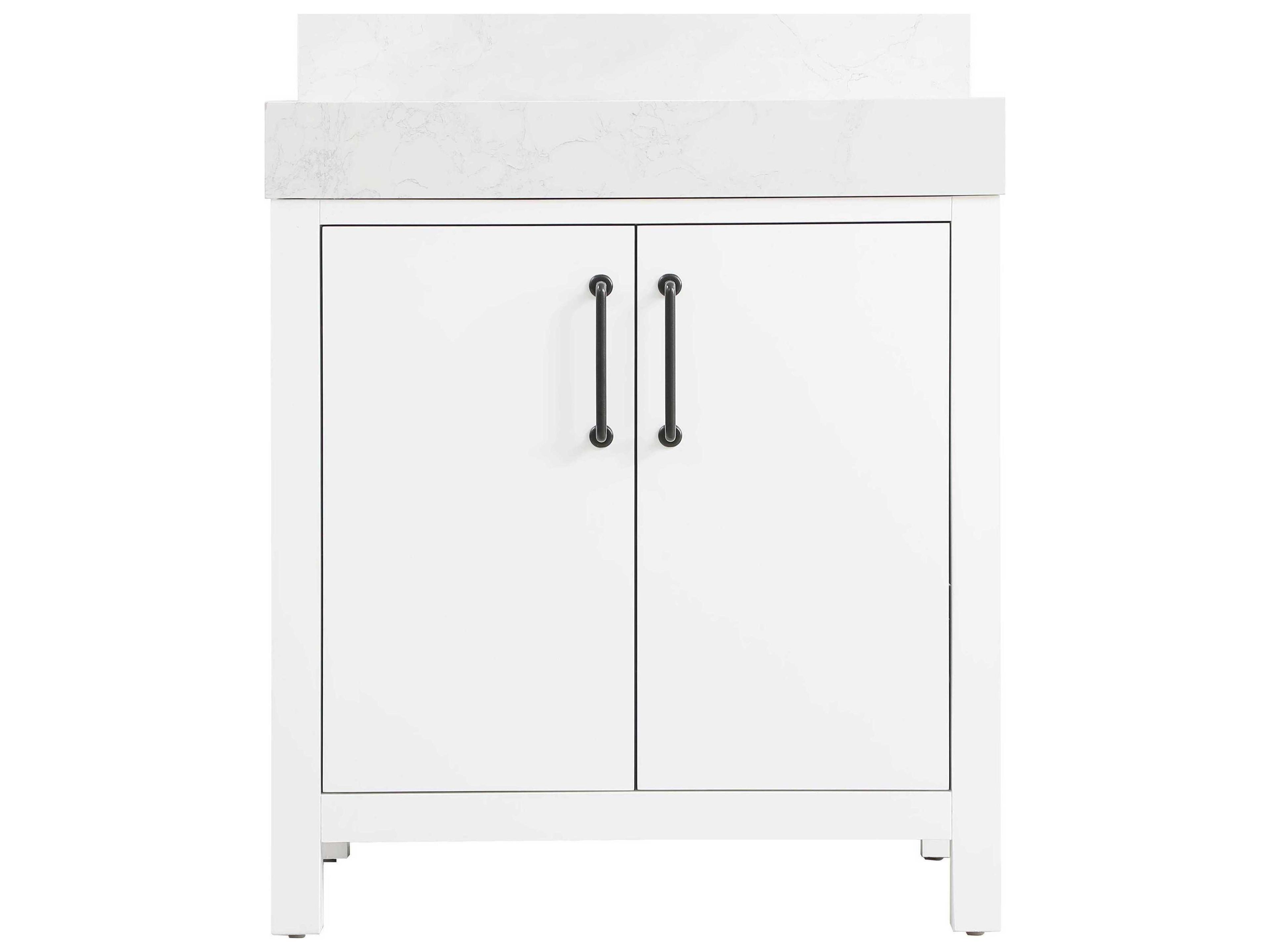 Elegant Lighting Nathan White Vanity