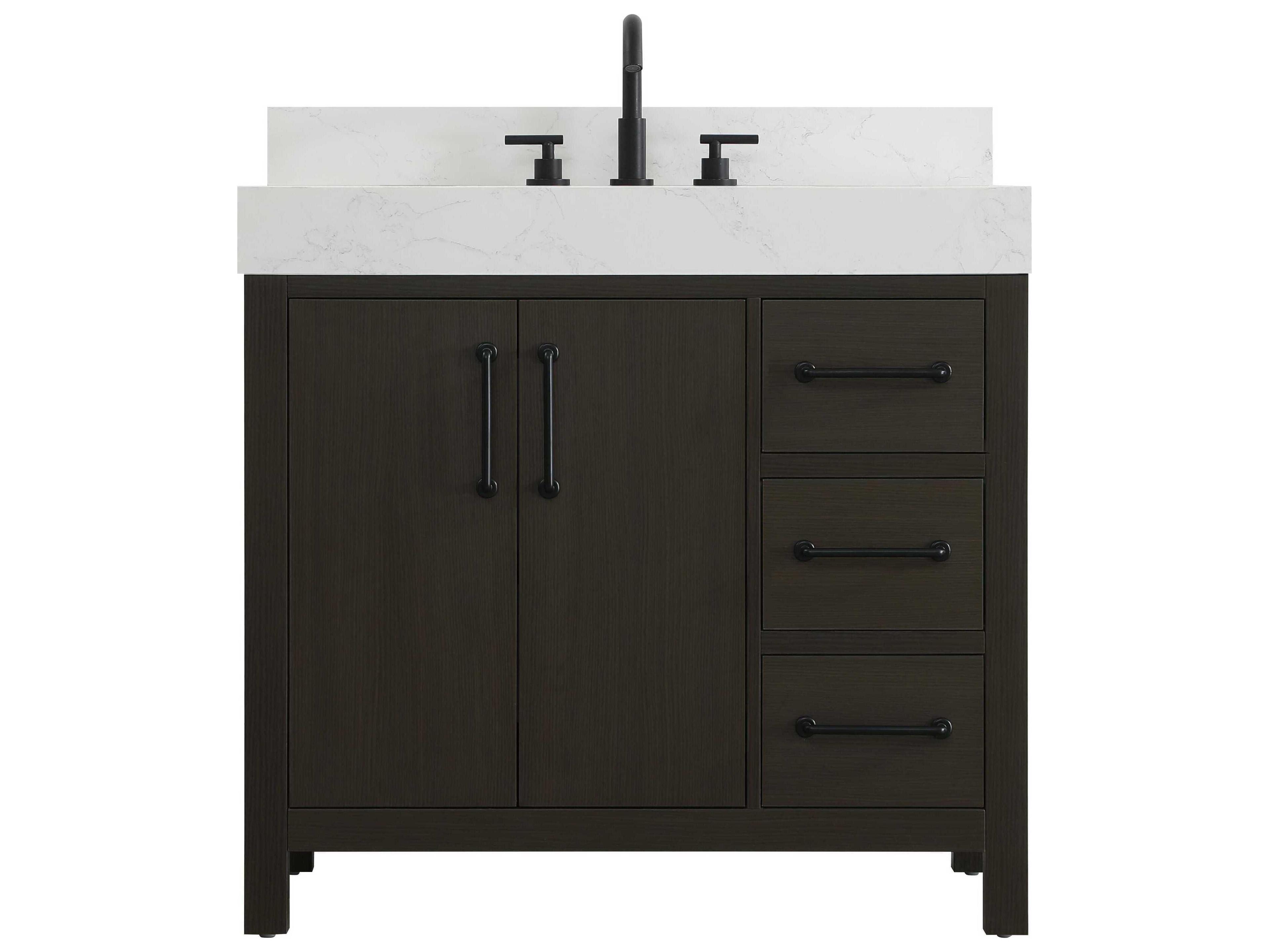 Nathan Mocha Brown Vanity