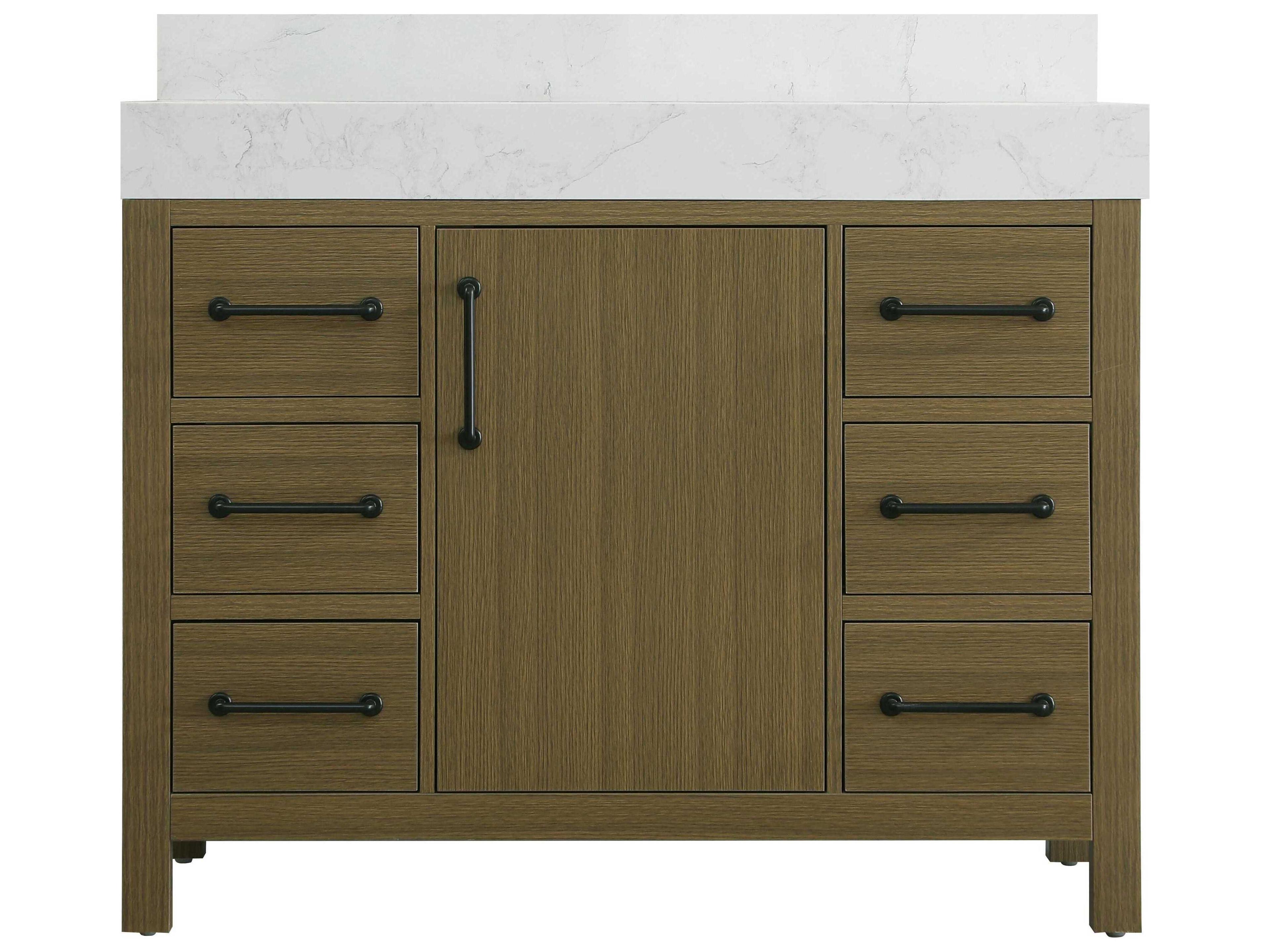 Elegant Lighting Nathan Chestnut Brown Vanity