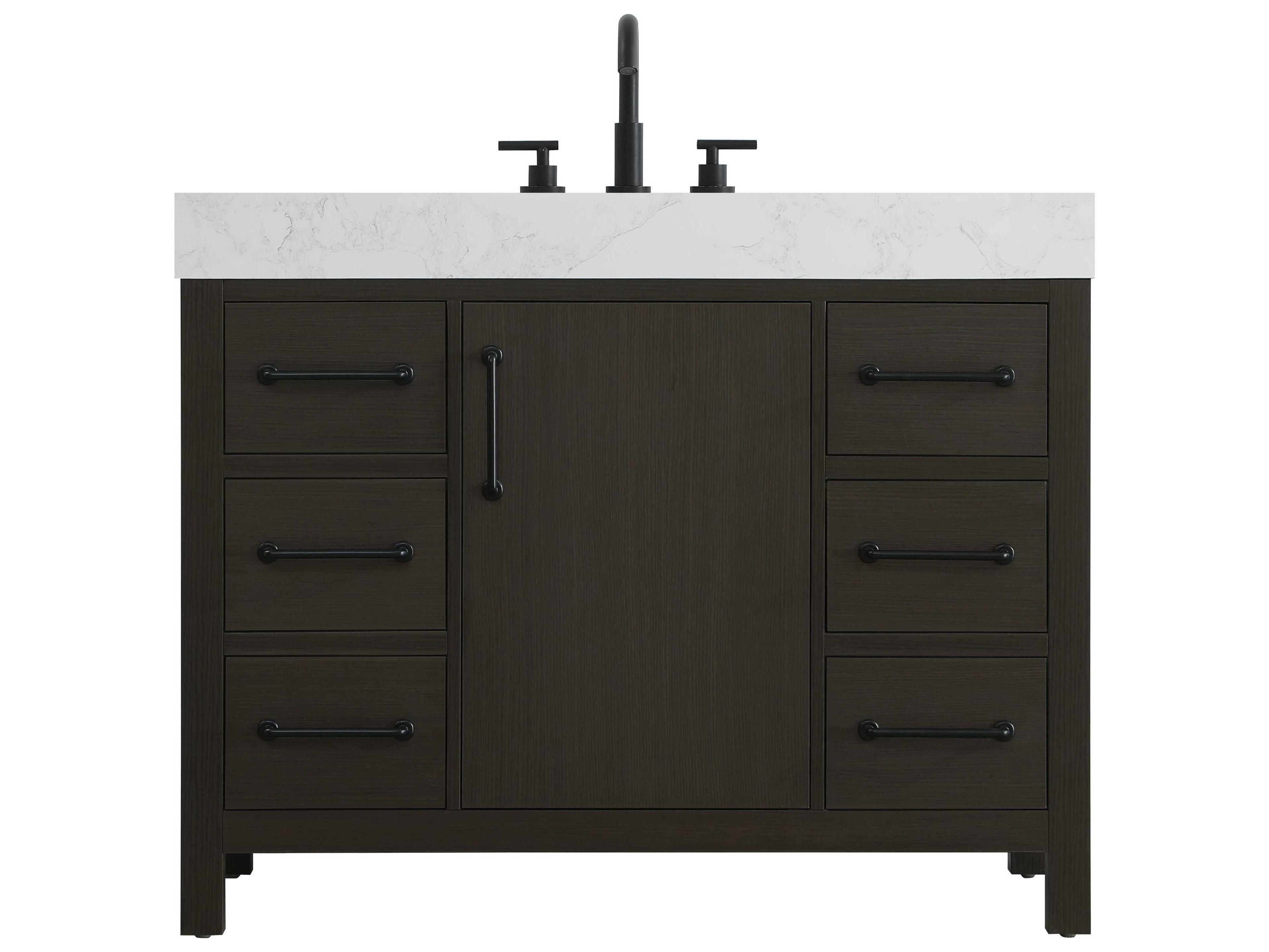 Nathan Mocha Brown Vanity