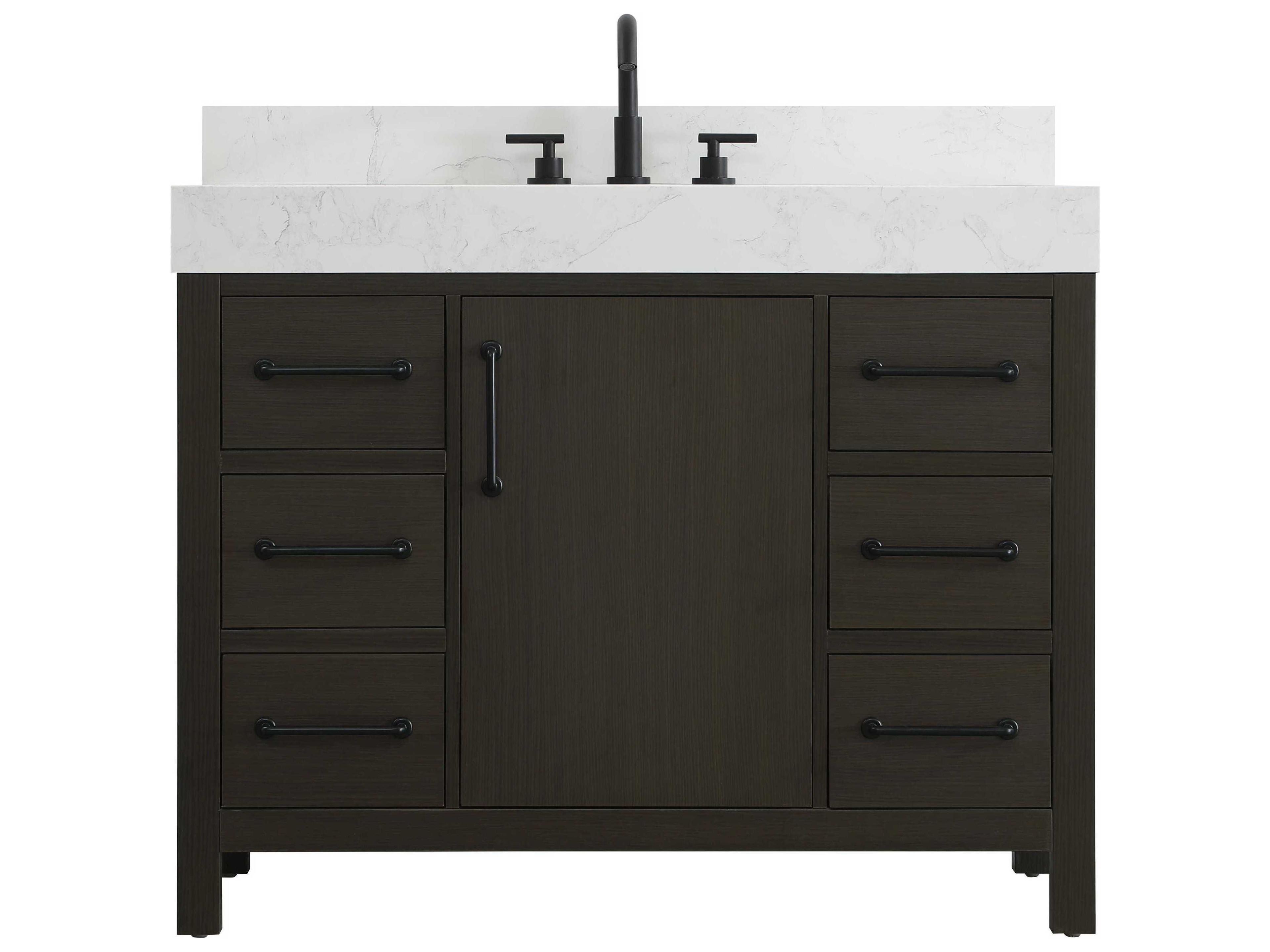 Nathan Mocha Brown Vanity