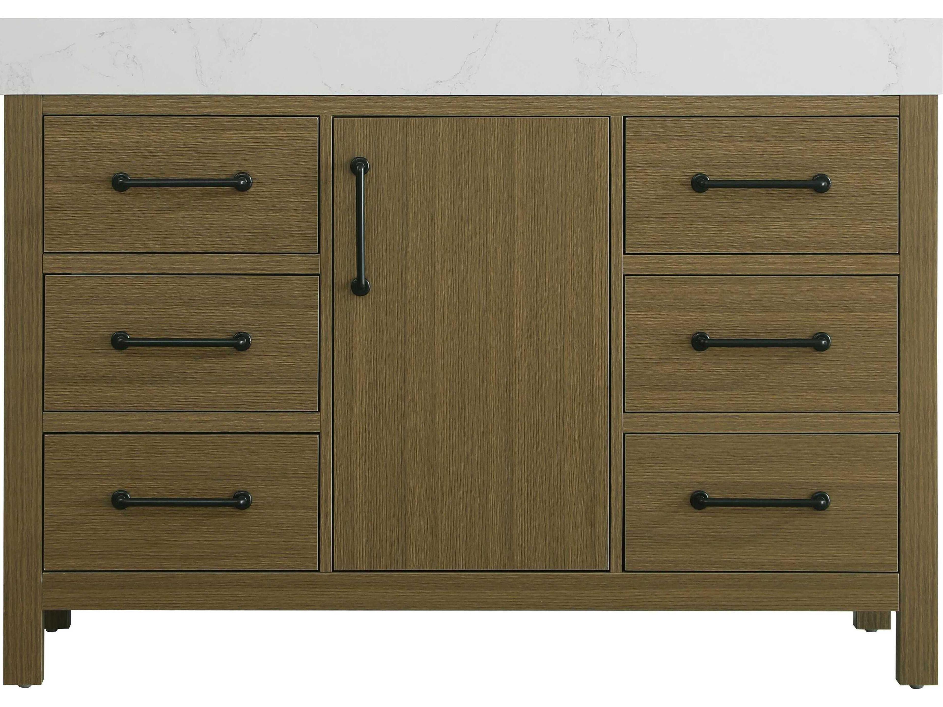 Elegant Lighting Nathan Chestnut Brown Vanity