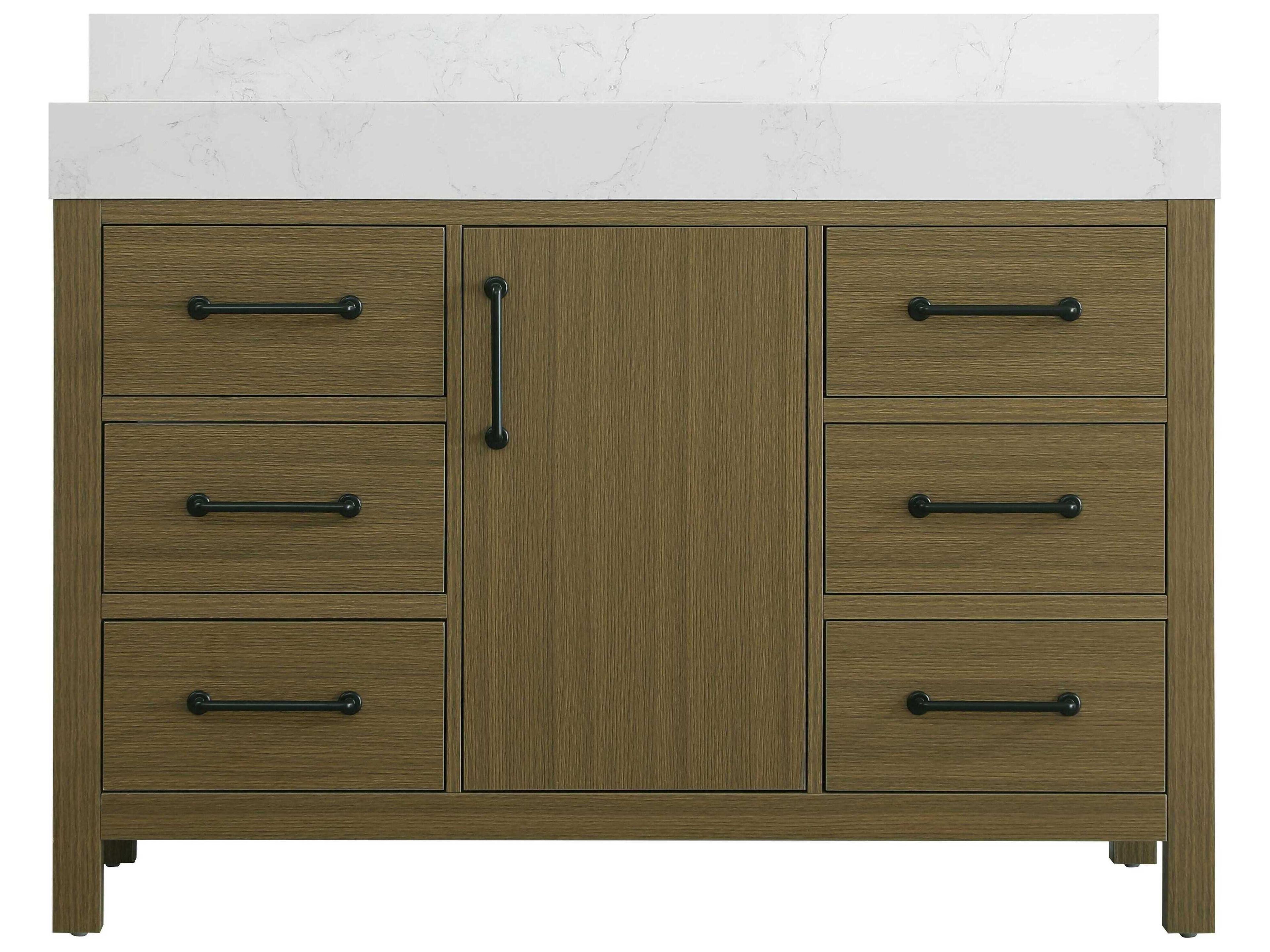 Elegant Lighting Nathan Chestnut Brown Vanity