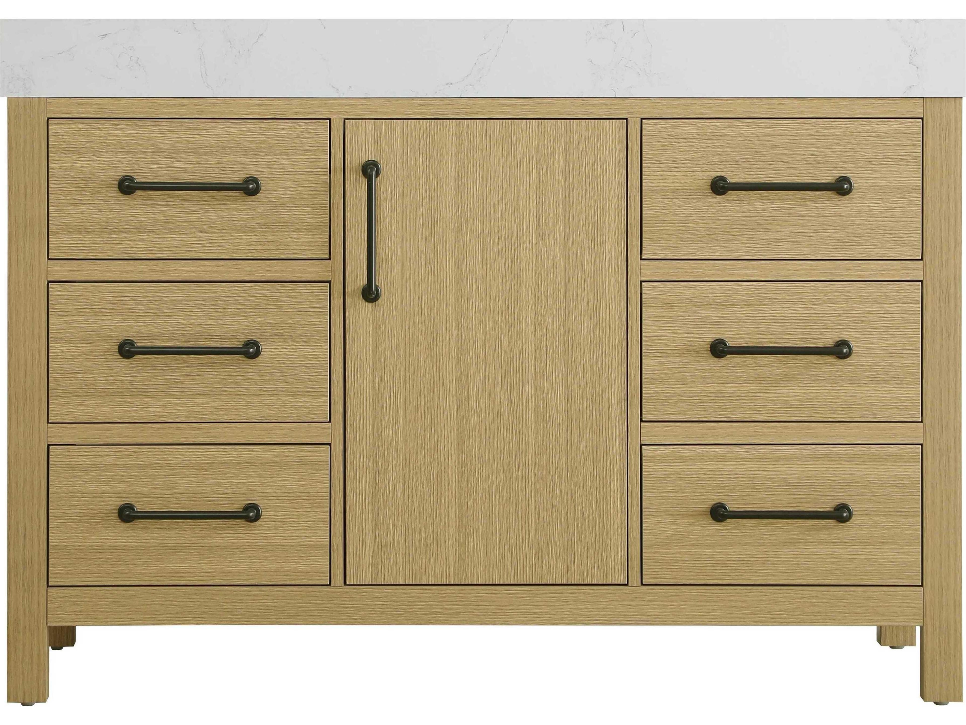 Elegant Lighting Nathan Honey Brown Vanity