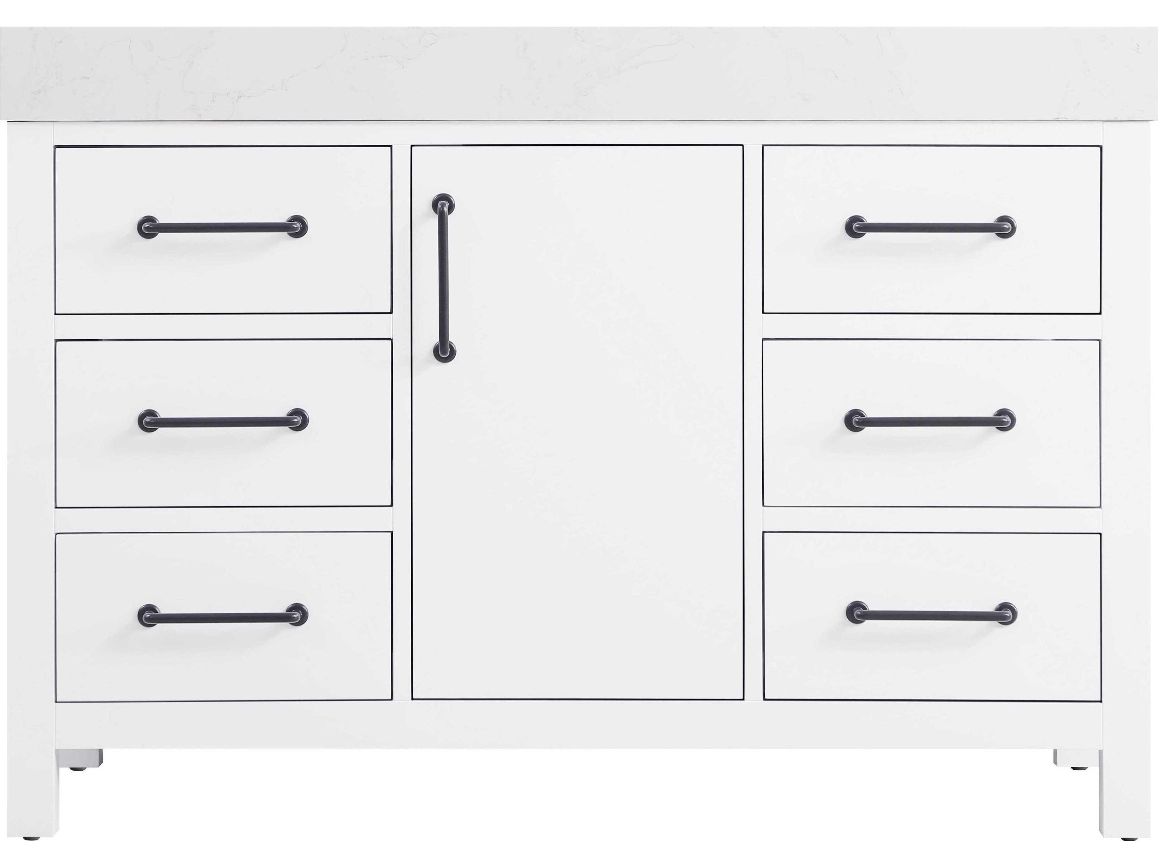 Elegant Lighting Nathan White Vanity