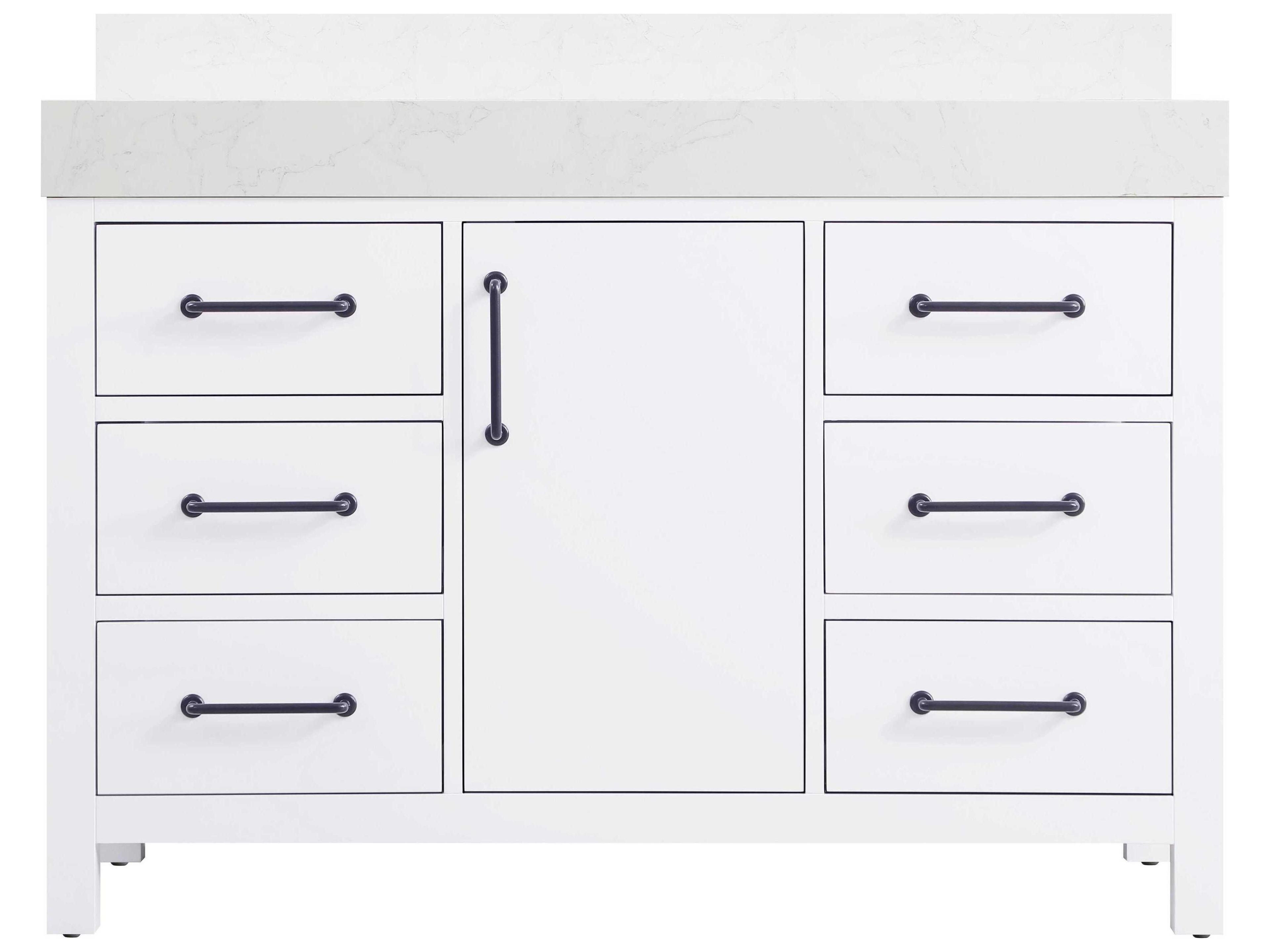 Elegant Lighting Nathan White Vanity