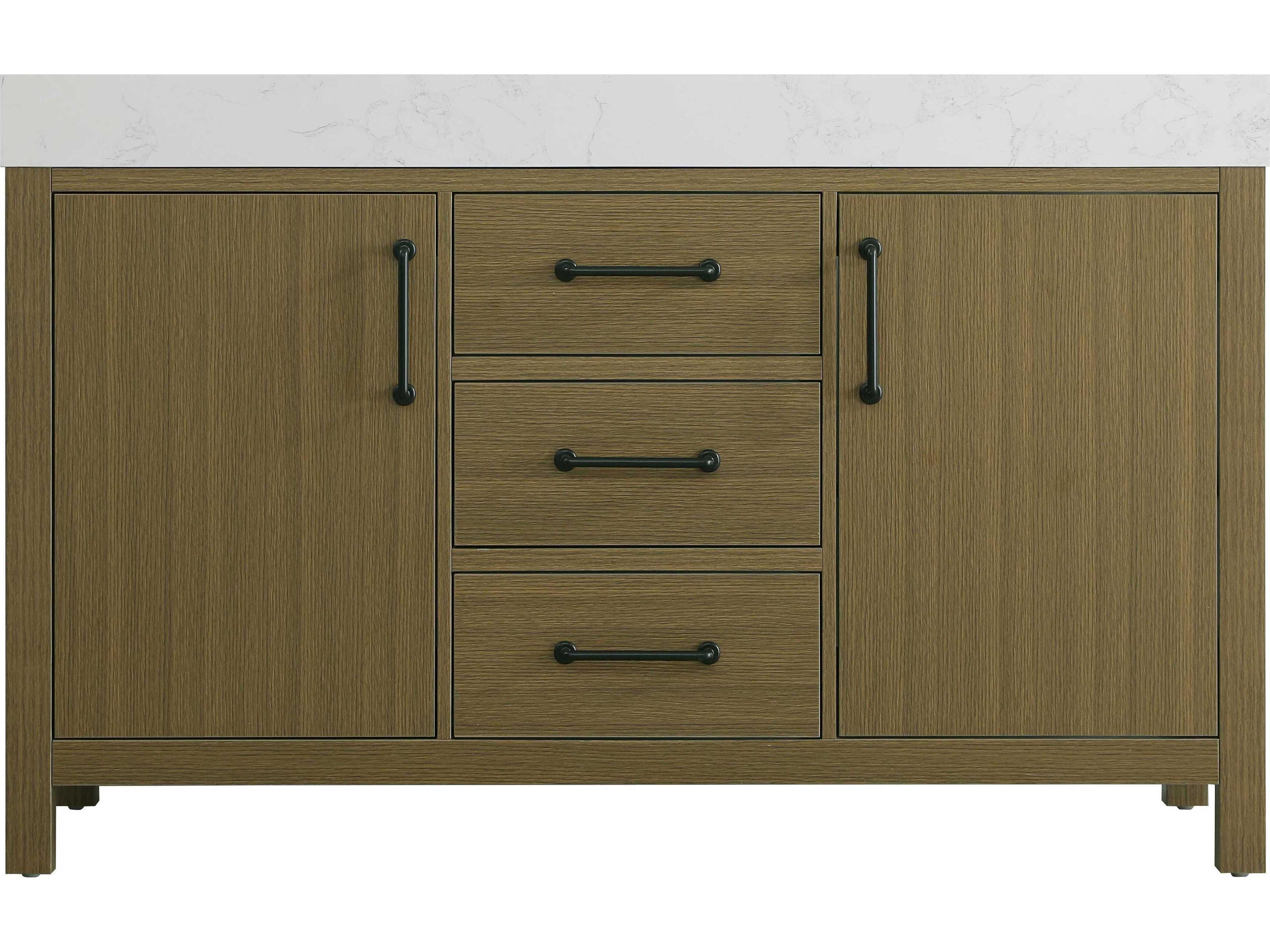 Elegant Lighting Nathan Chestnut Brown Vanity