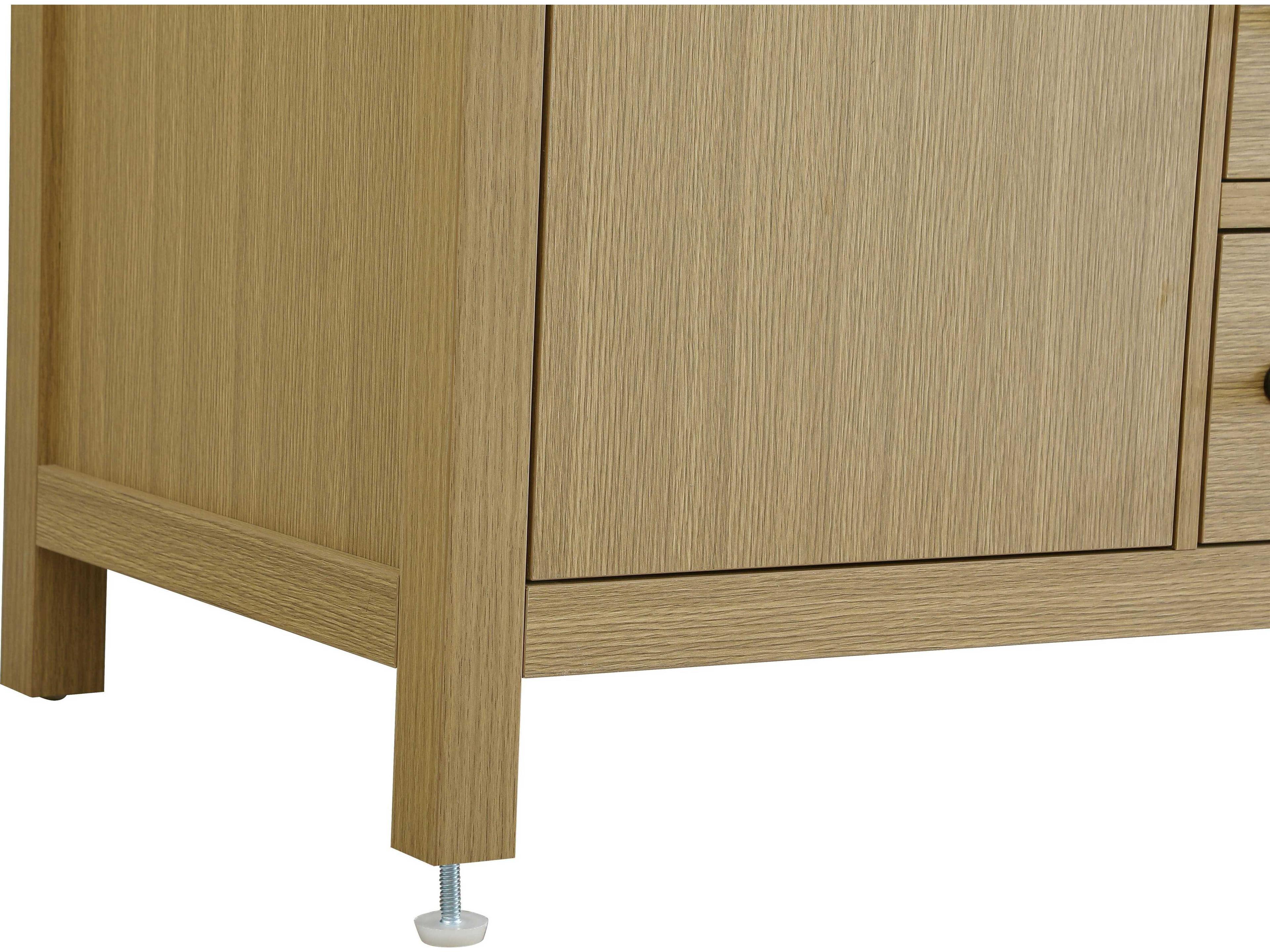 Elegant Lighting Nathan Honey Brown Vanity